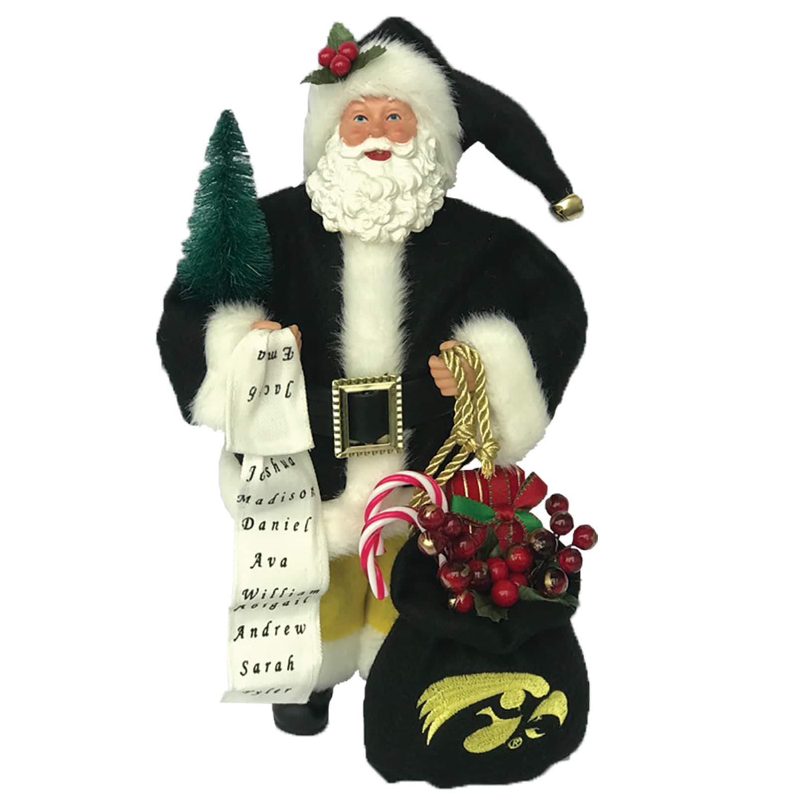 Santa's Workshop 12" Iowa Santa