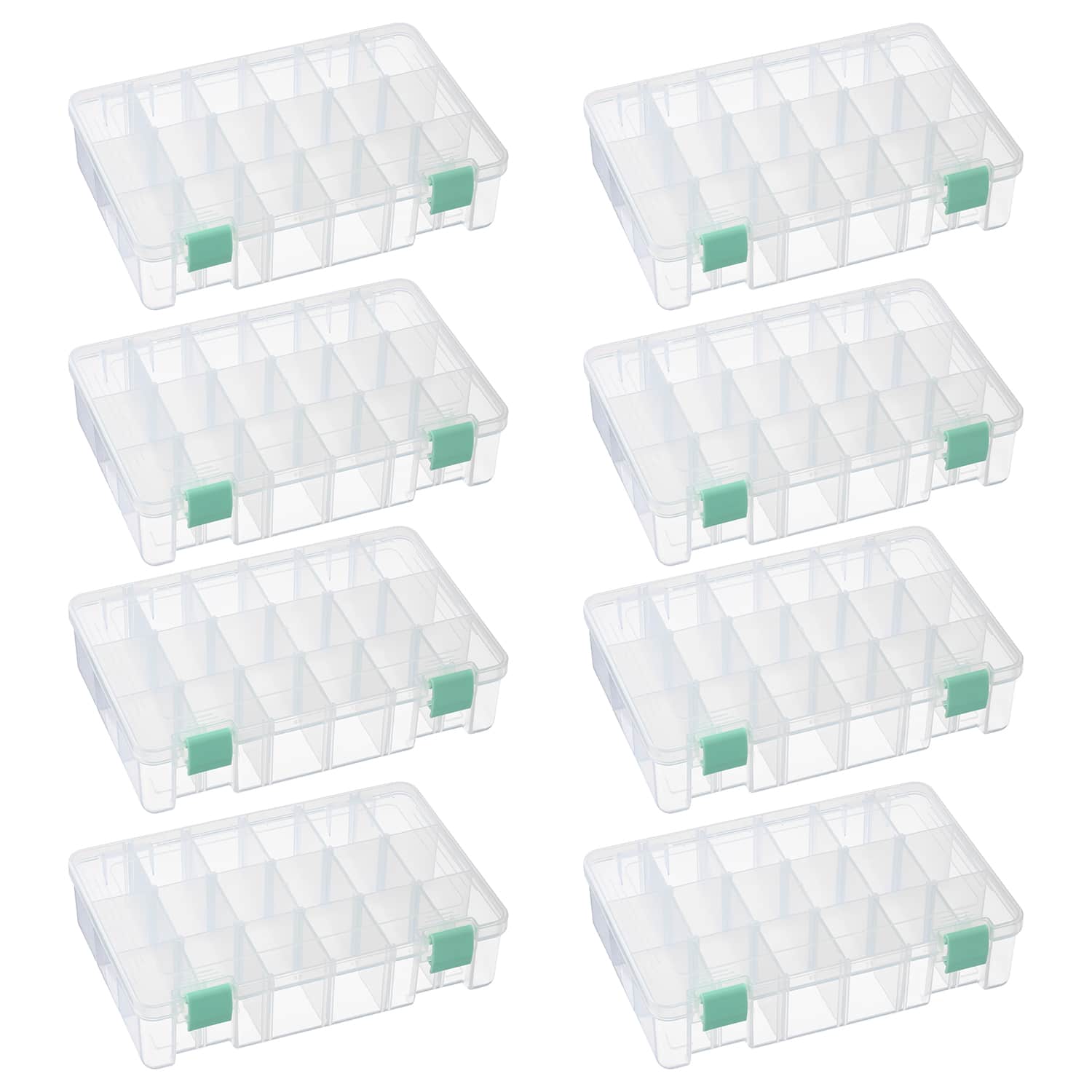 8 Pack: Deep Customizable Storage Organizer by Simply Tidy®
