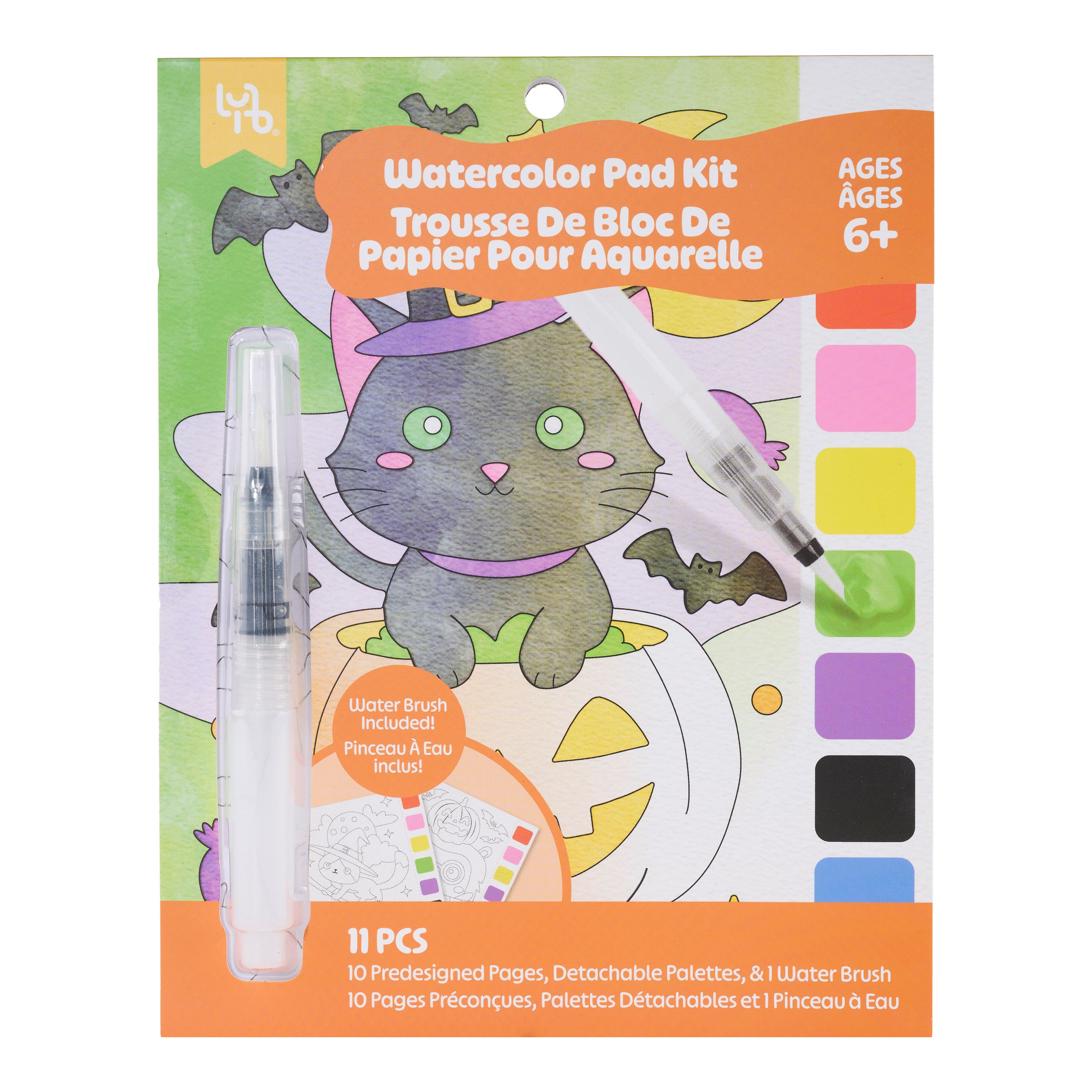 Michaels, Halloween Watercolor Pad Kit by Little Yellow Bicycle® – Category: Buckets & Toys