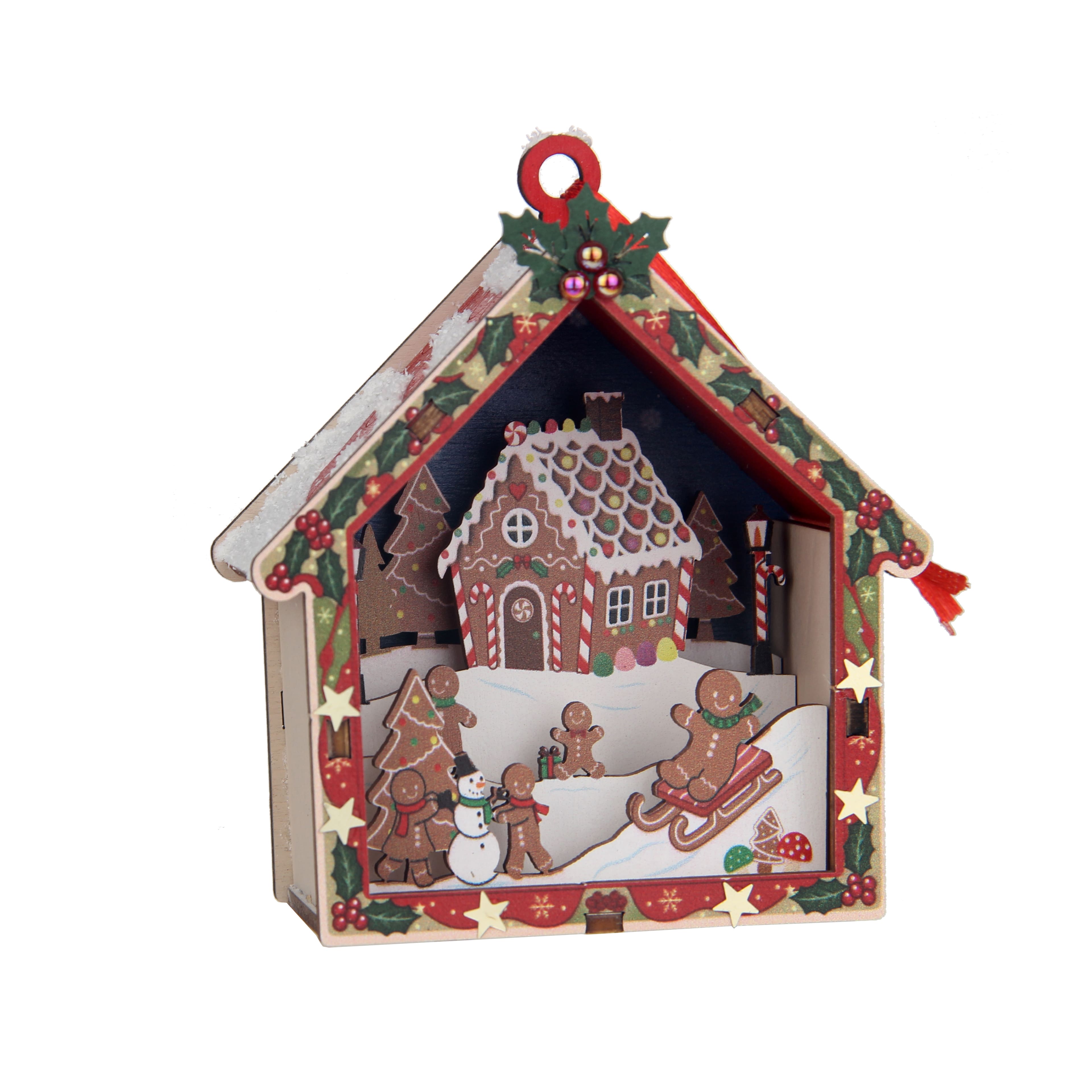 Michaels, Gingerbread House Diorama Ornament Kit by Make Market® – Category: Christmas Miniatures