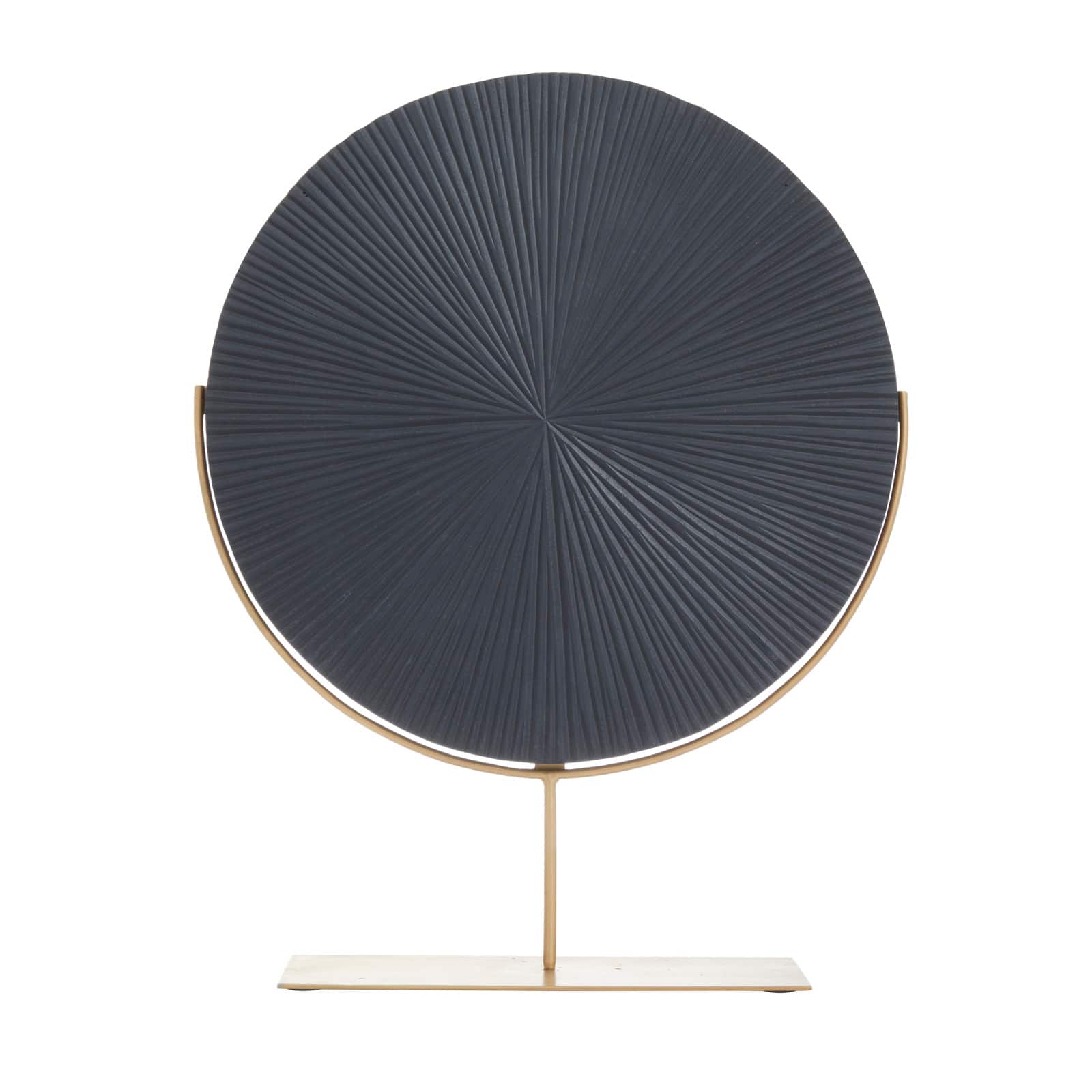 CosmoLiving by Cosmopolitan Black Iron Contemporary Sculpture, 23" x 18" x 4"