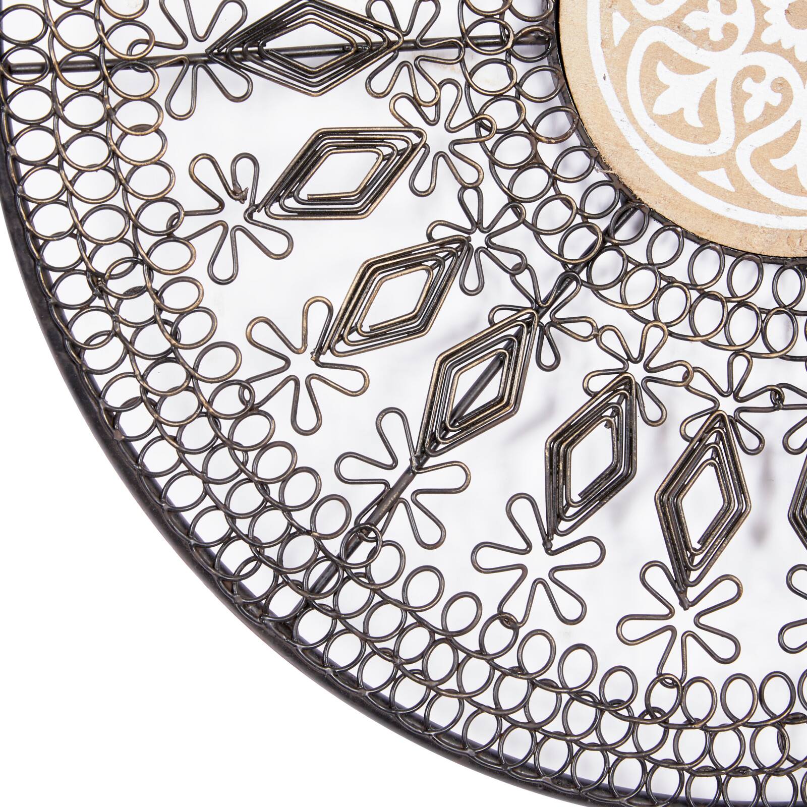 Black & Gold Eclectic Wall Décor Set 14", 16" & 18"
