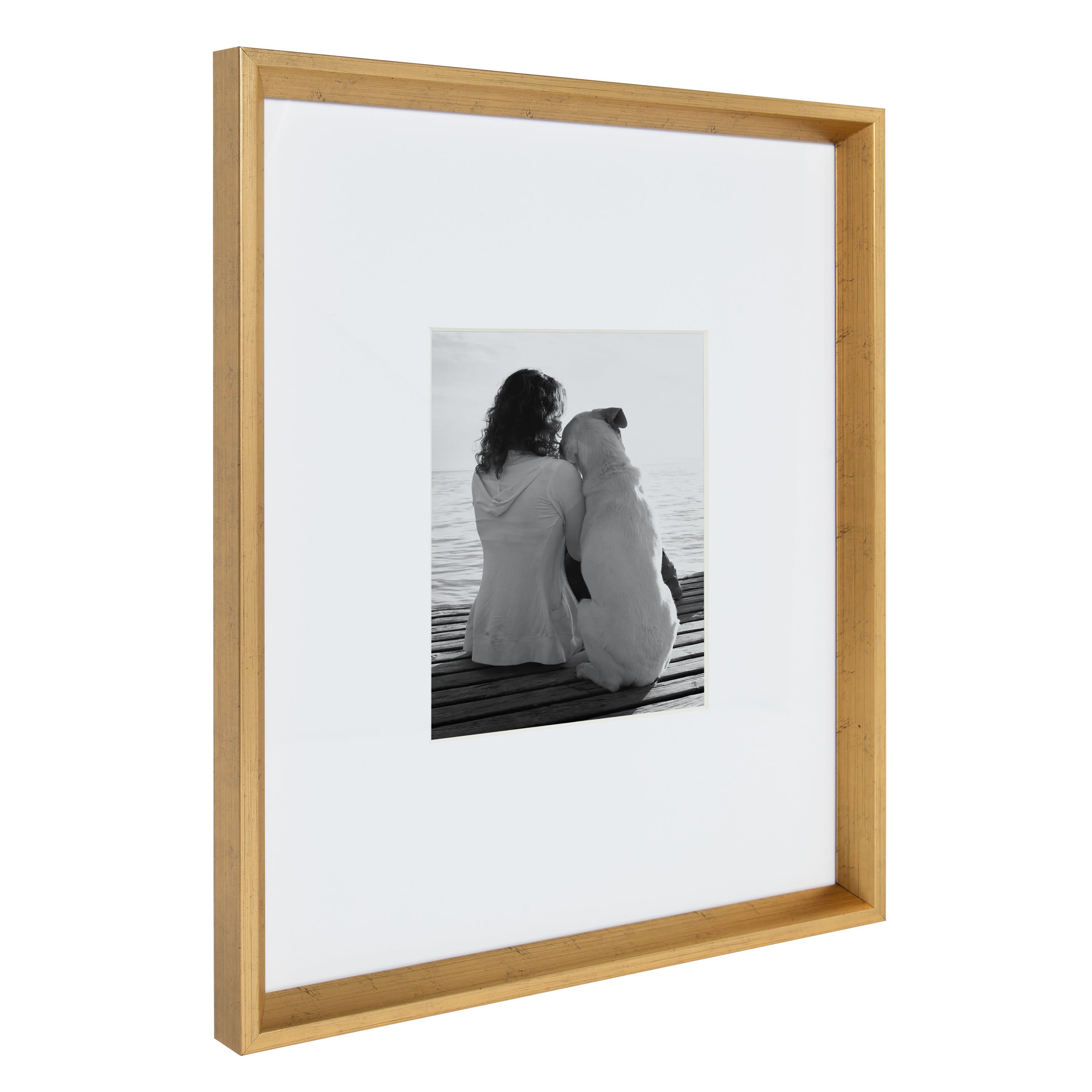 Kate and Laurel 16" x 20" Calter Photo Frames with 8" x 10" Mat, 3ct.