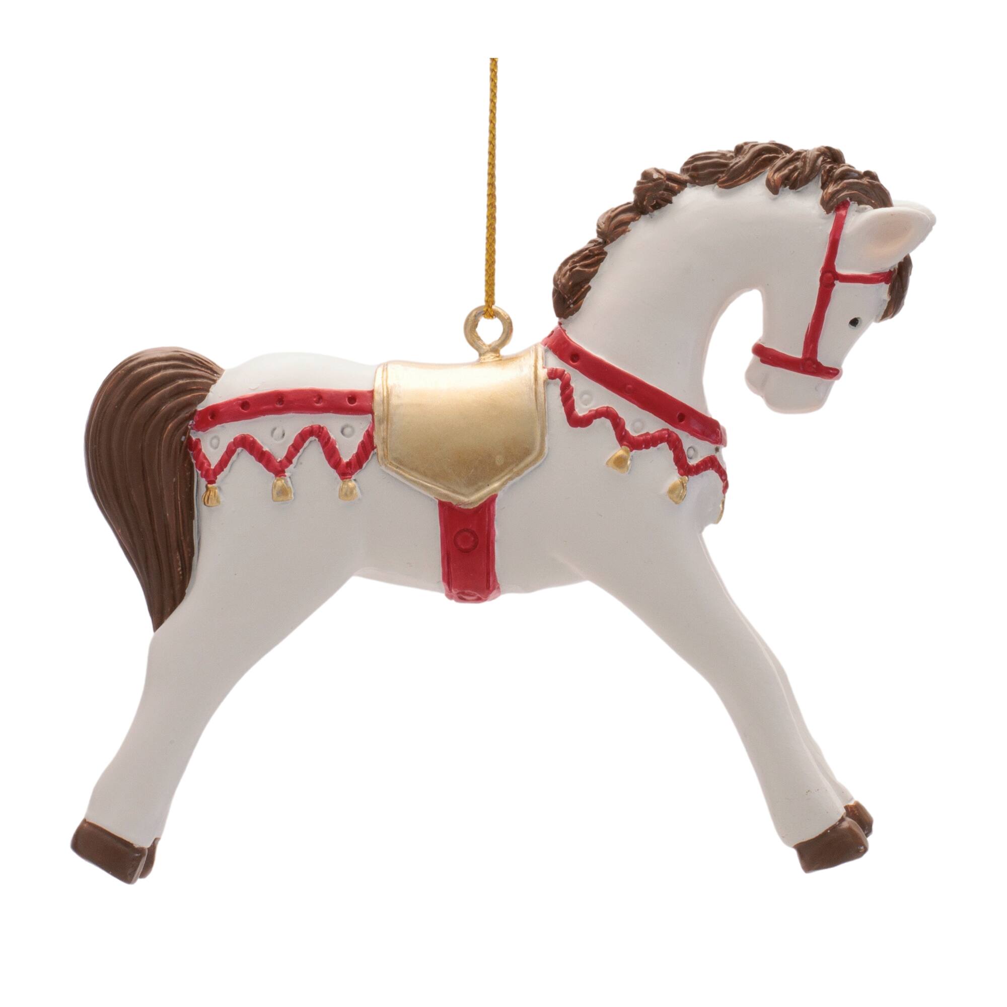Melrose 4" Resin Horse Ornaments, 6ct.