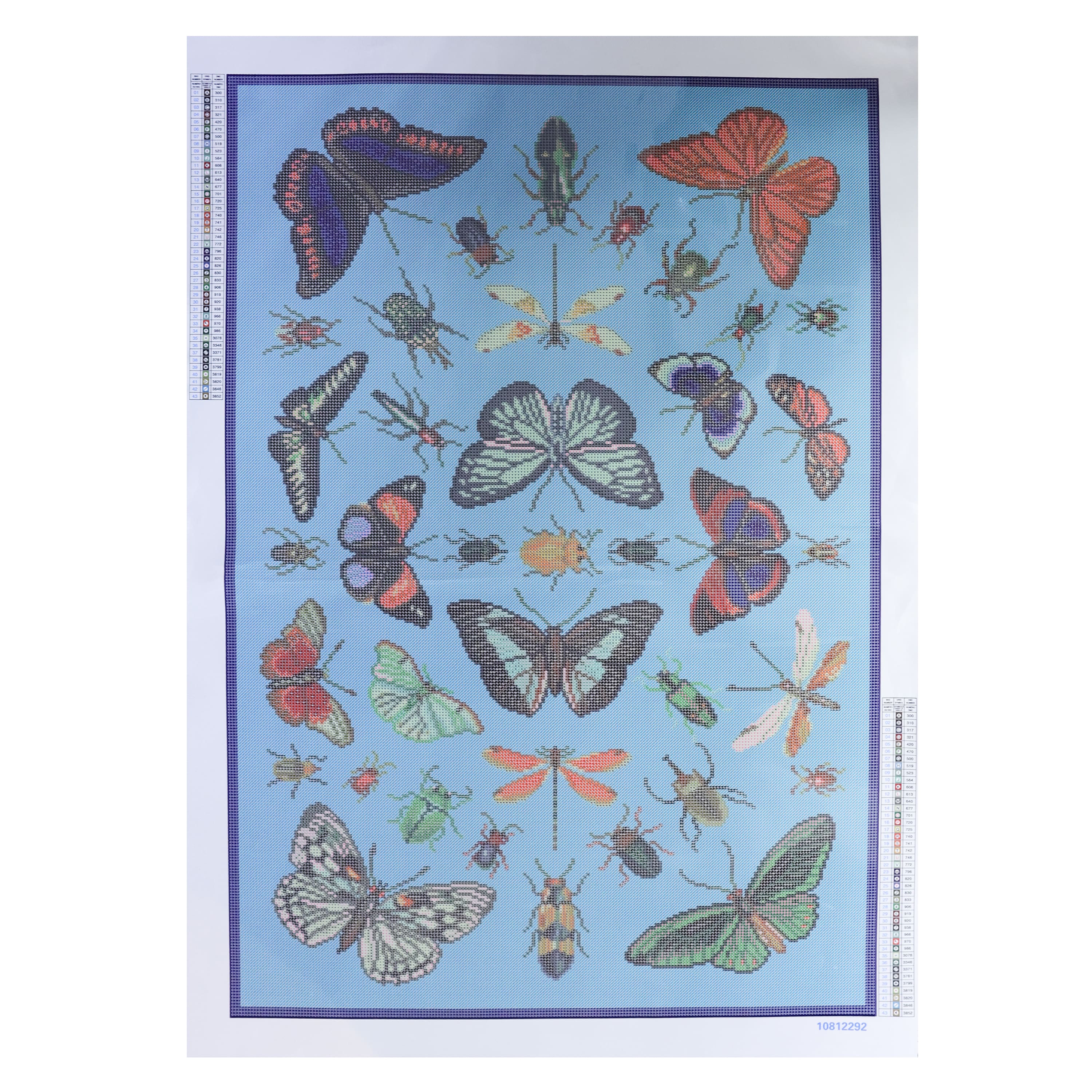 Jonathan Adler x Michaels 24" x 36" Butterfly Diamond Art Kit