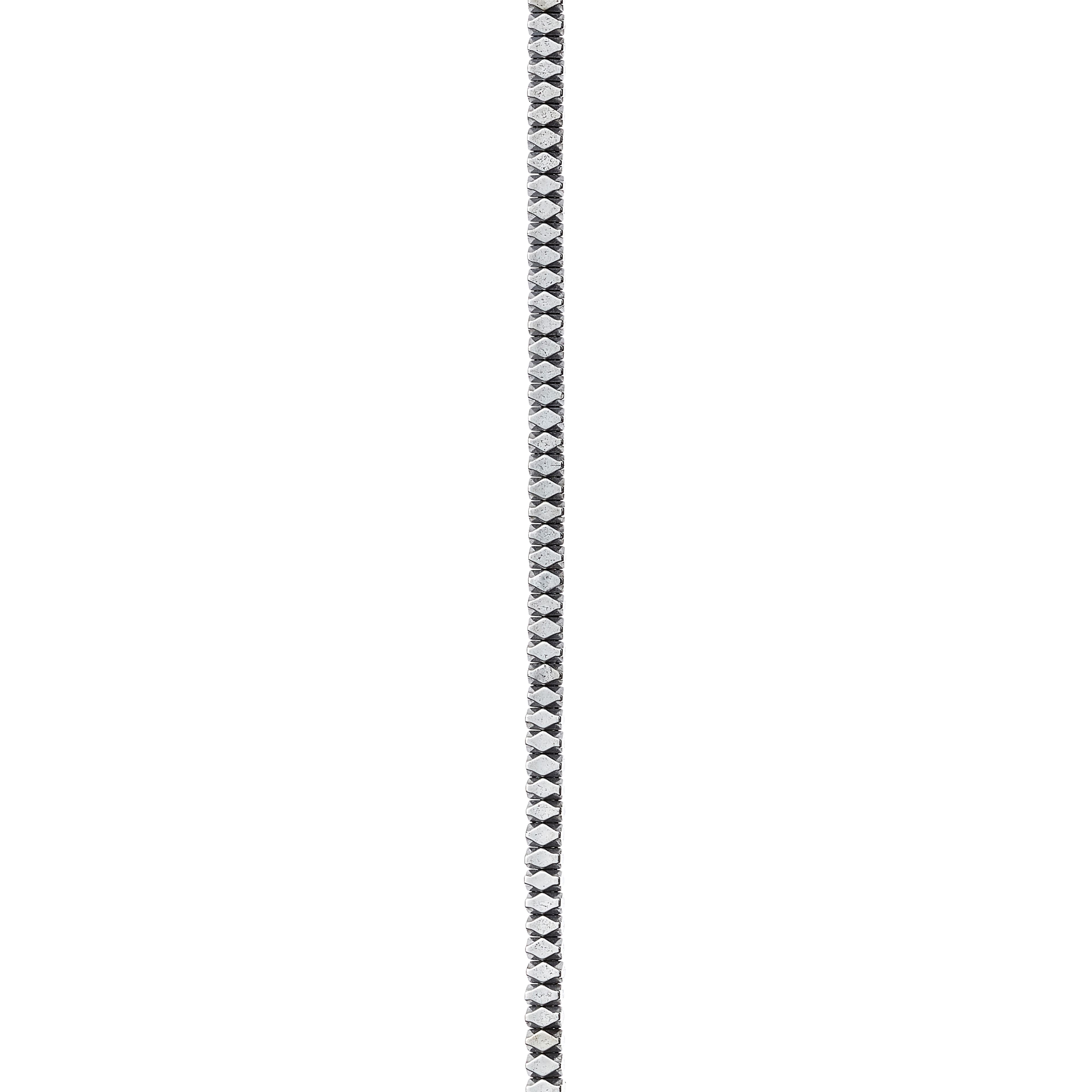 Rhodium Hematite Faceted Beads by Bead Landing®, 2mm