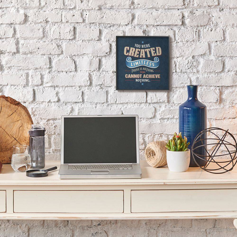 Stupell Industries You Are Limitless Inspirational Wall Accent with Black Frame