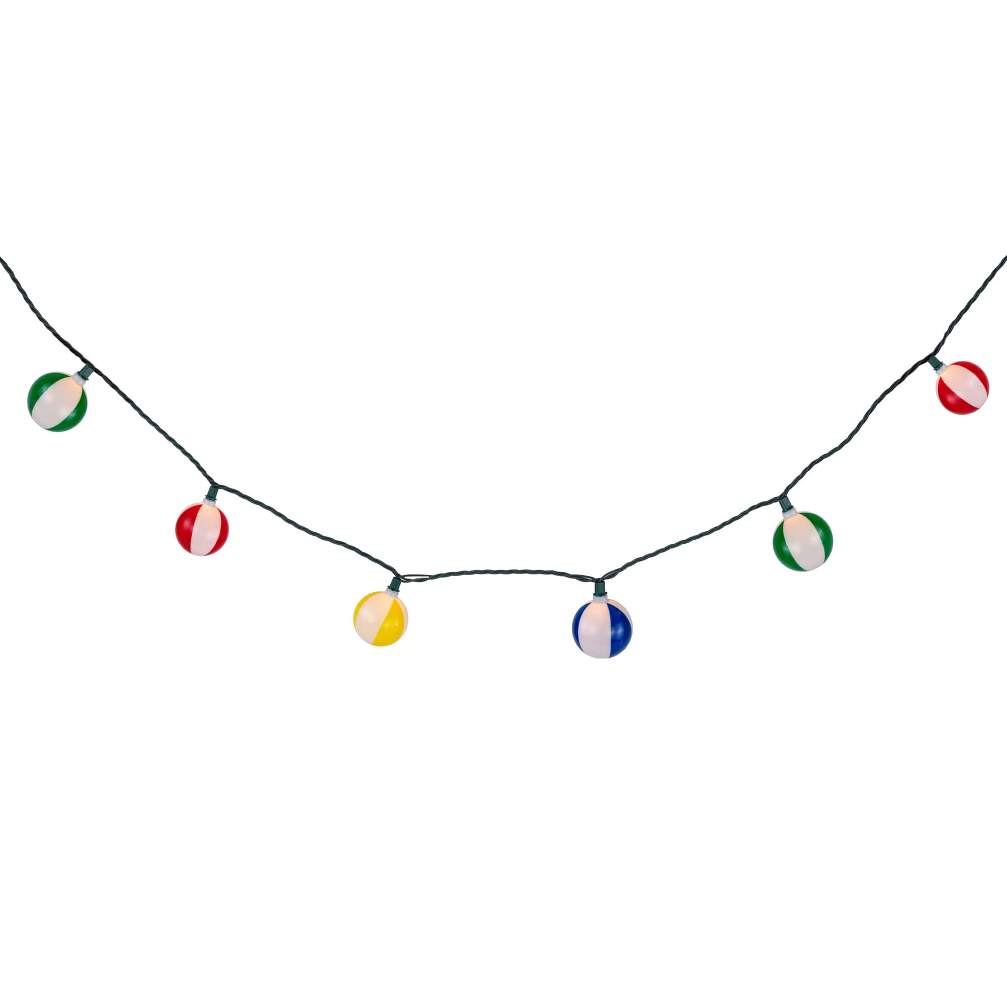 Beach Ball Patio Light with Green Wire Set By Northlight | 6 ft | Michaels®