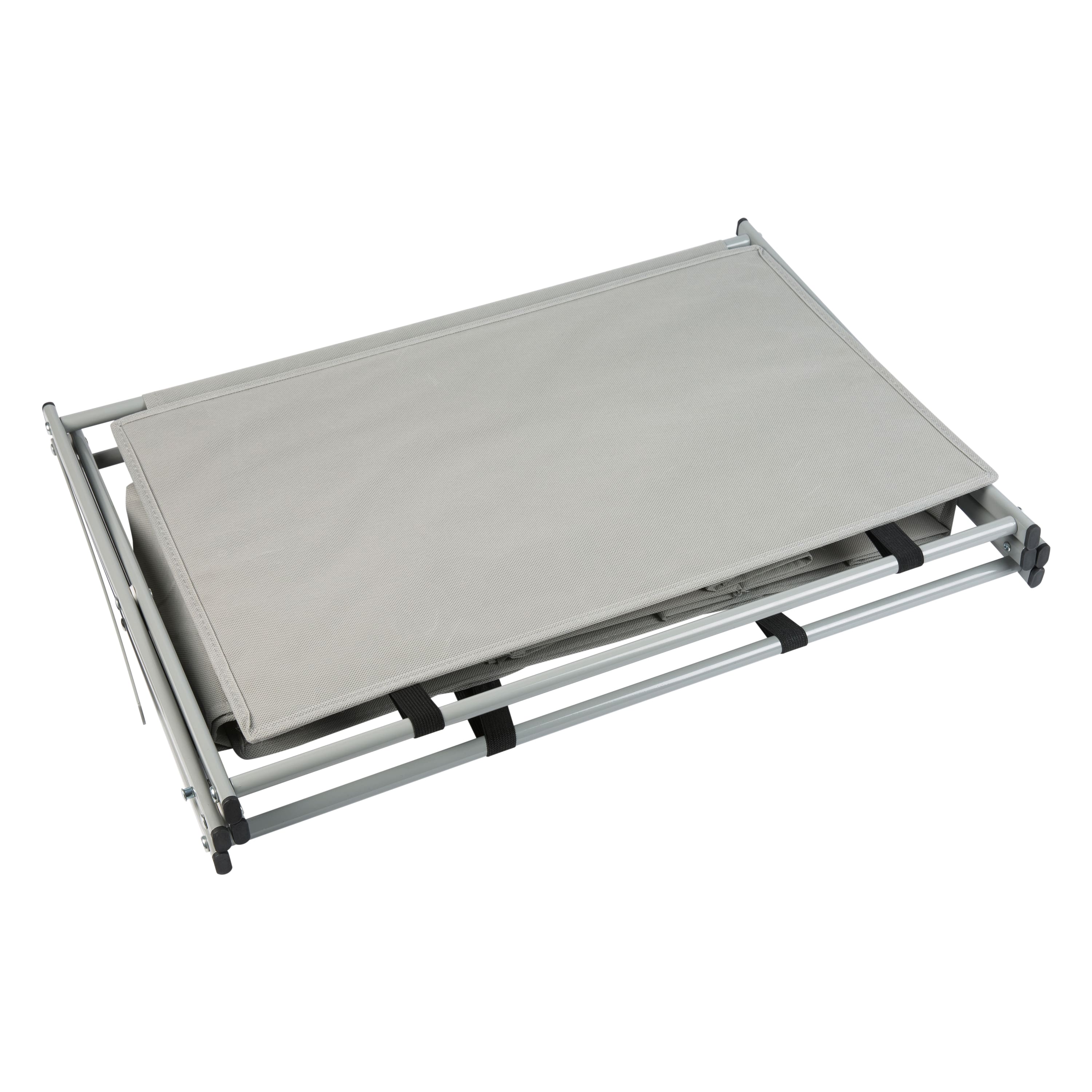 Simplify Gray 9-Grid Collapsible Shoe Rack