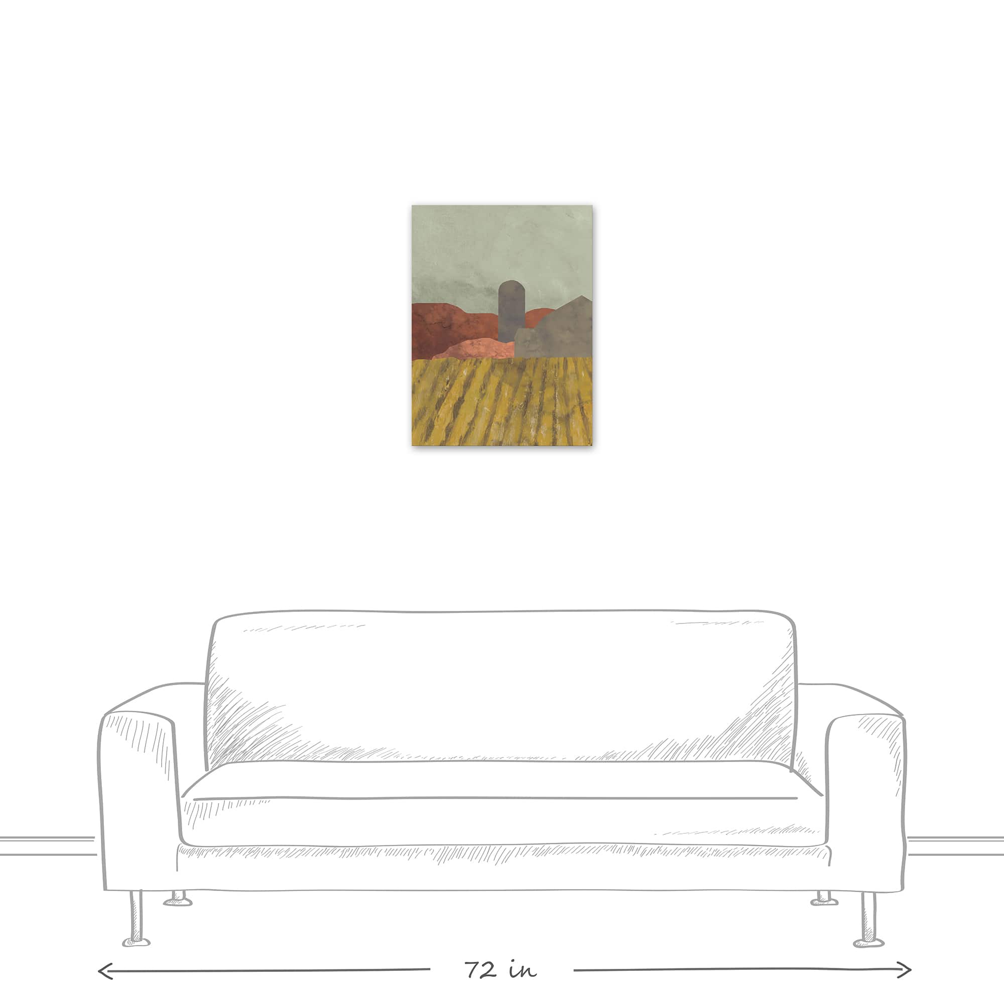Boho Farm 18" x 24" Canvas Wall Art