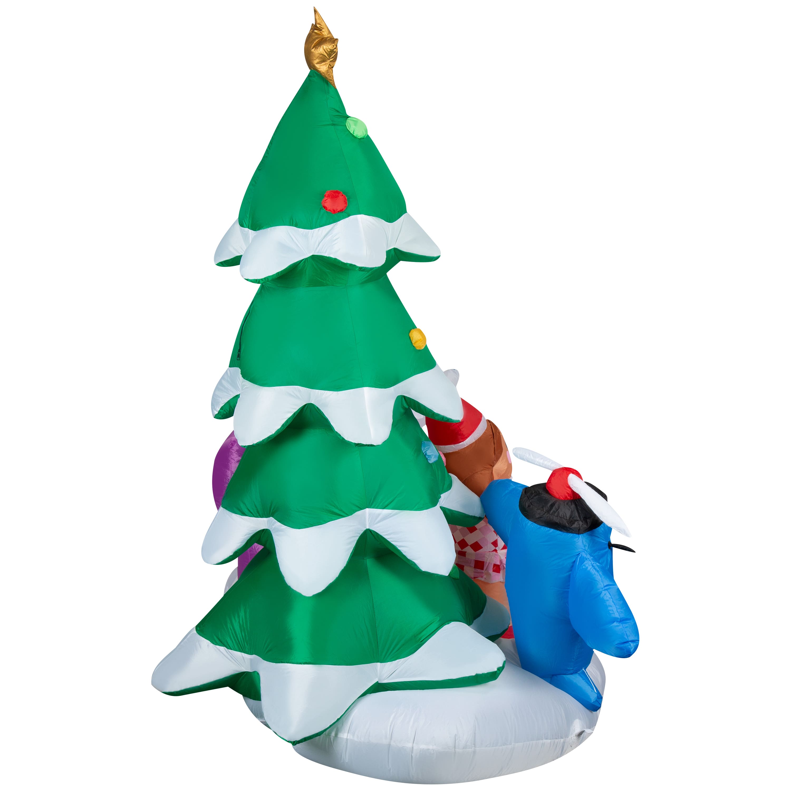 7ft. Airblown® Inflatable Rudolph Misfit Toys Scene with Christmas Lights Décor