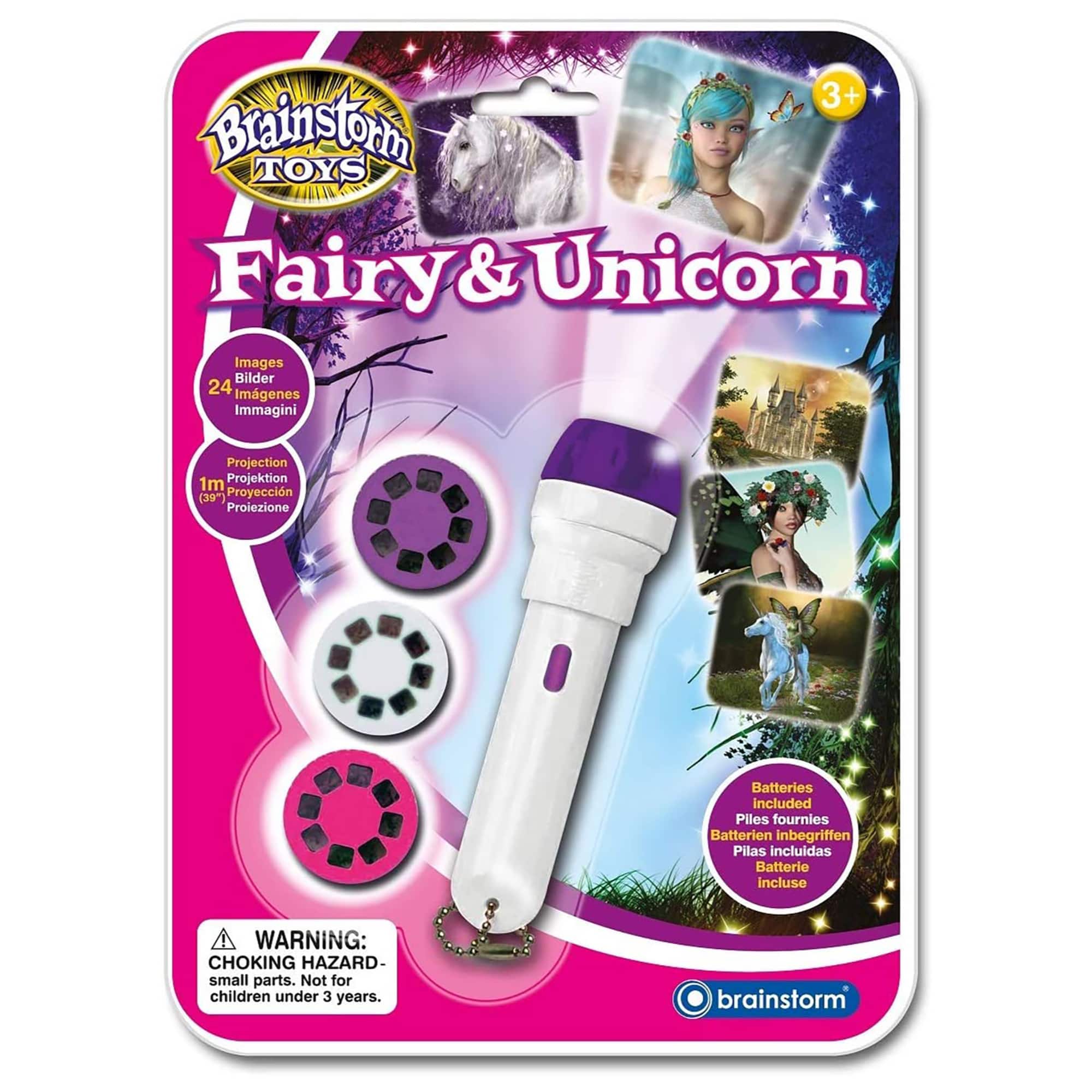 Brainstorm Toys Fairy & Unicorn Flashlight & Projector