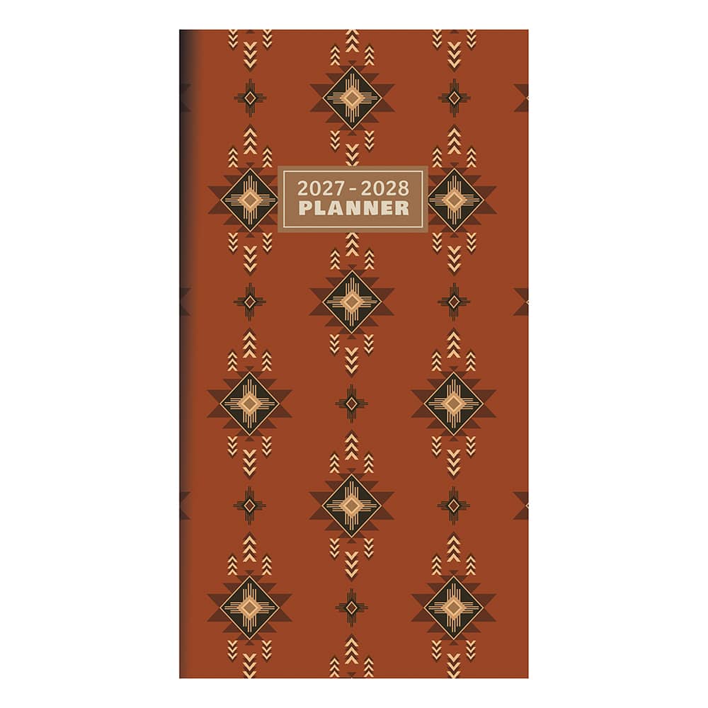 2027-2028 Rusted Small Monthly Pocket Planner