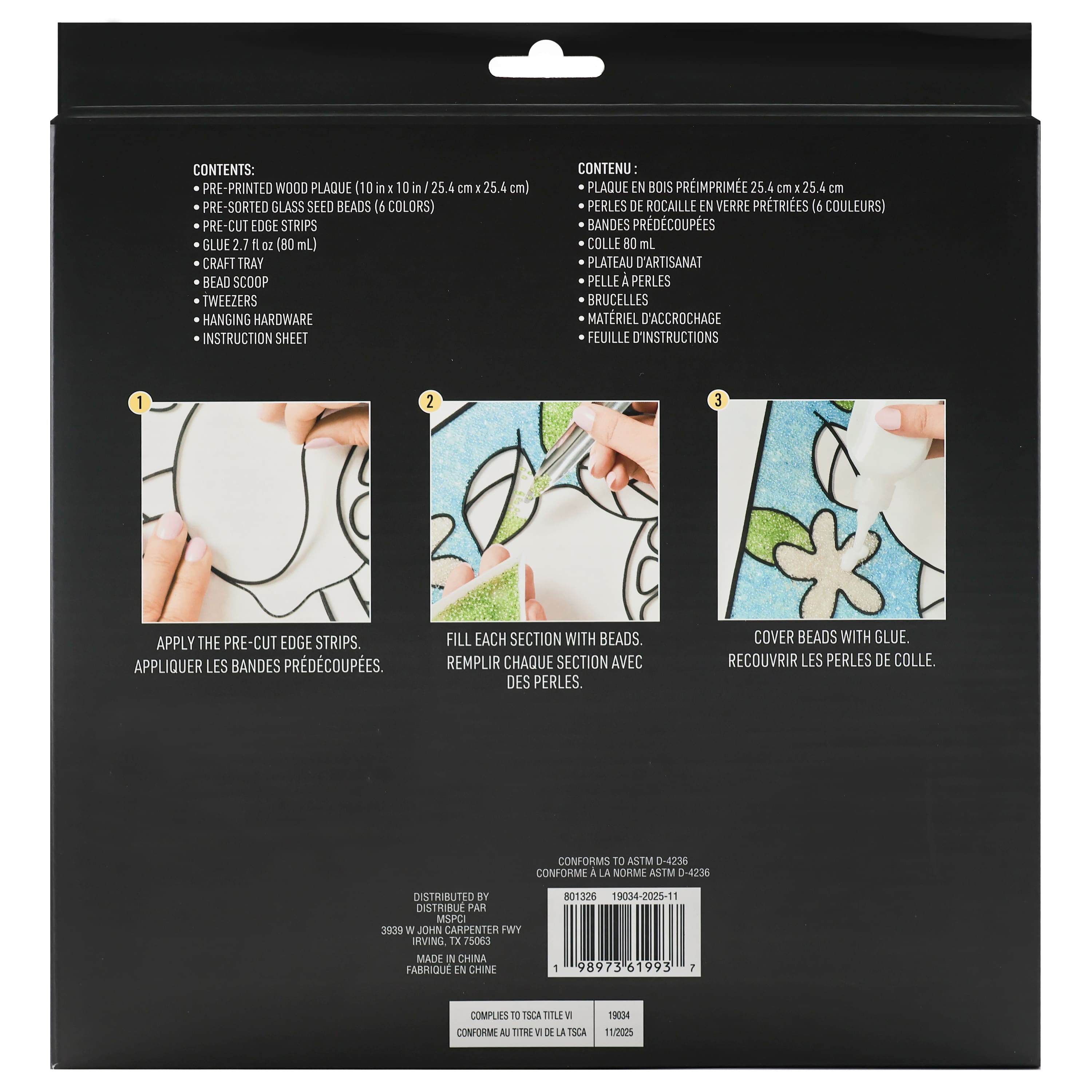 10" x 10" Mushroom Bead Art Kit by Make Market®