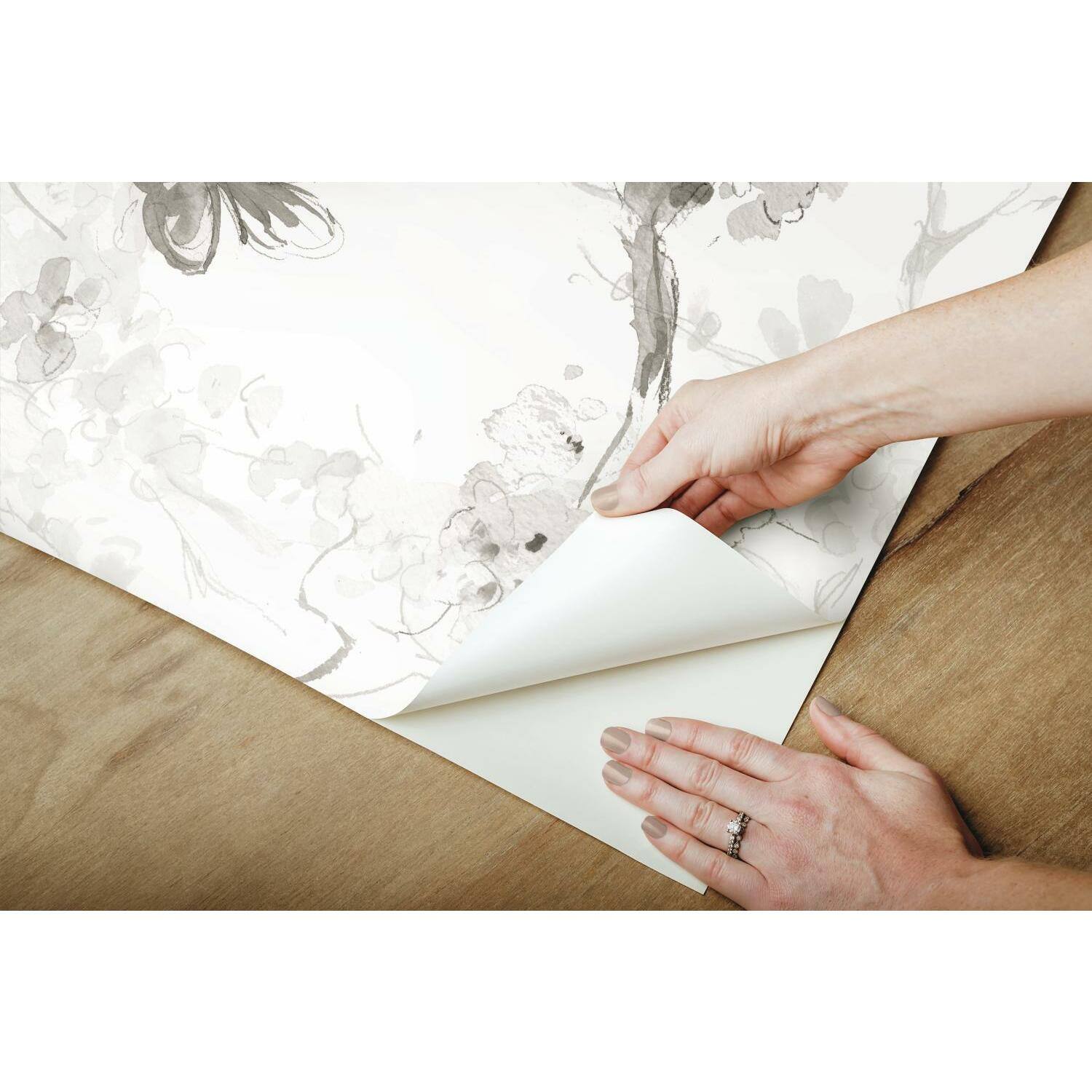 RoomMates Cherry Blossoms Peel & Stick Wallpaper