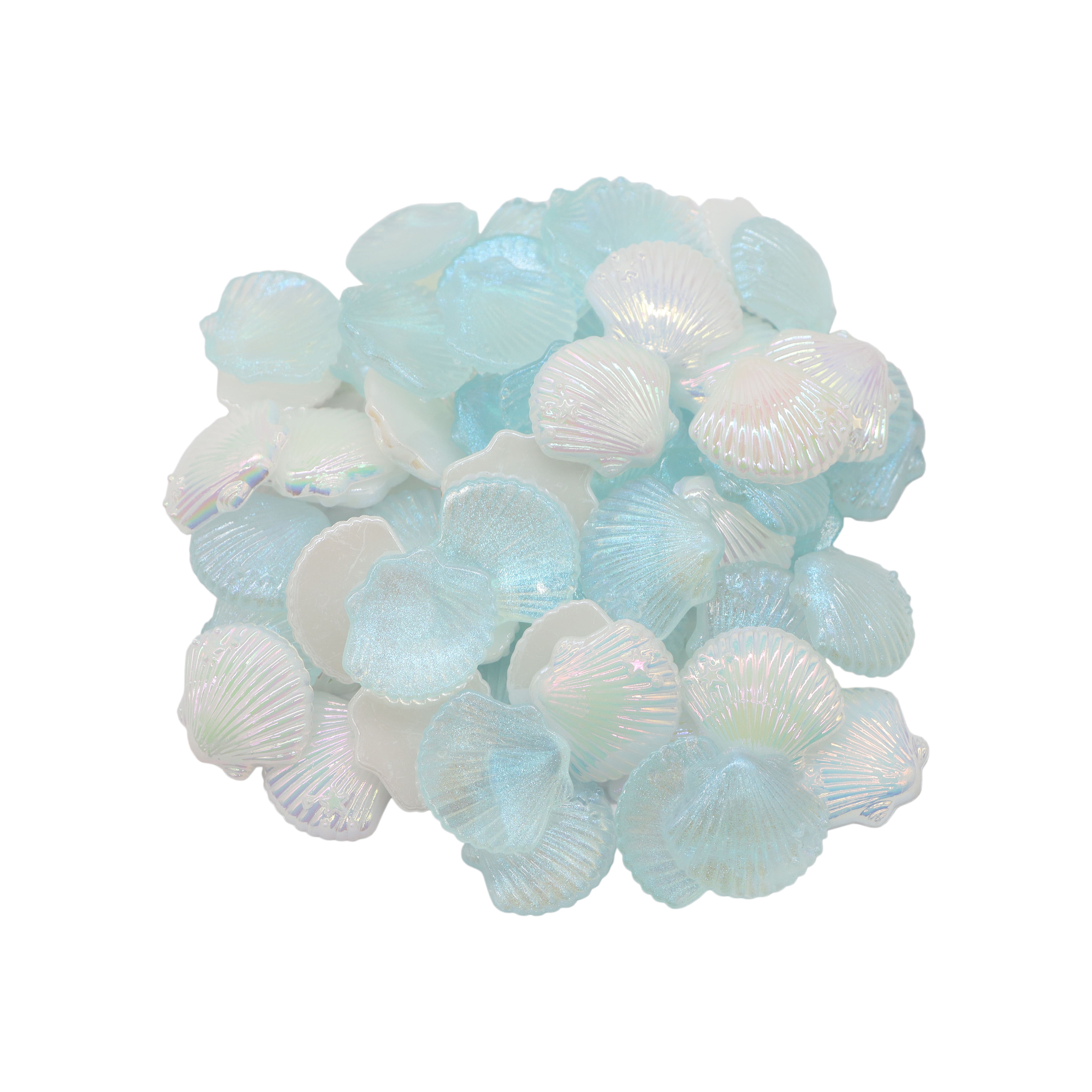 Mini Iridescent & Blue Shell Decorative Filler by Ashland®