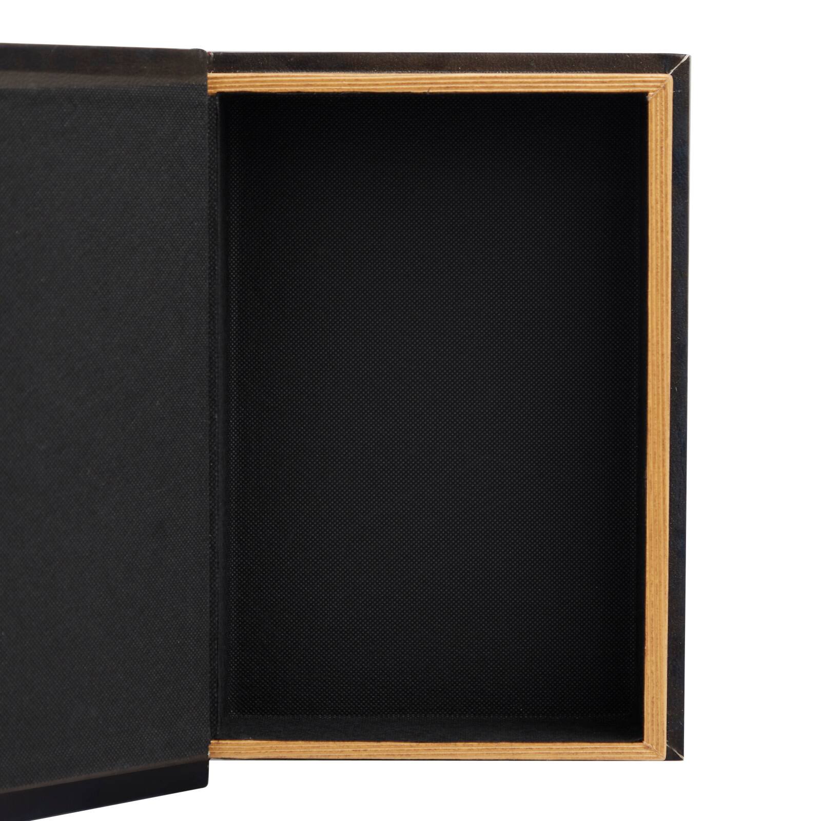 Arabesque Pattern Canvas Storage Book Box Set