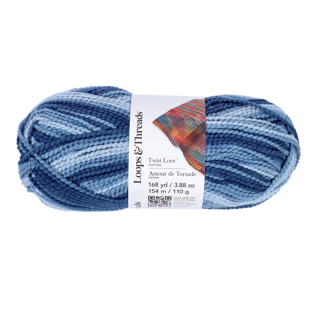 Twist Love™ Cotton Yarn by Loops & Threads®