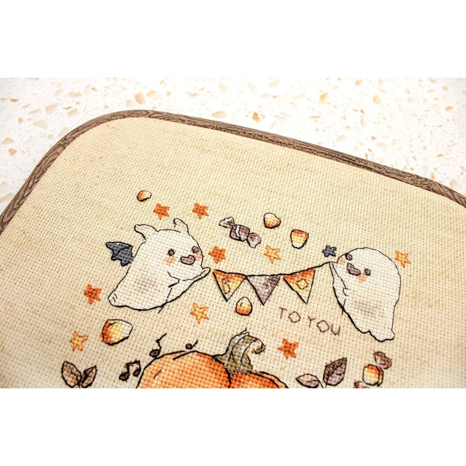LetiStitch Boo To You Counted Cross Stitch Kit