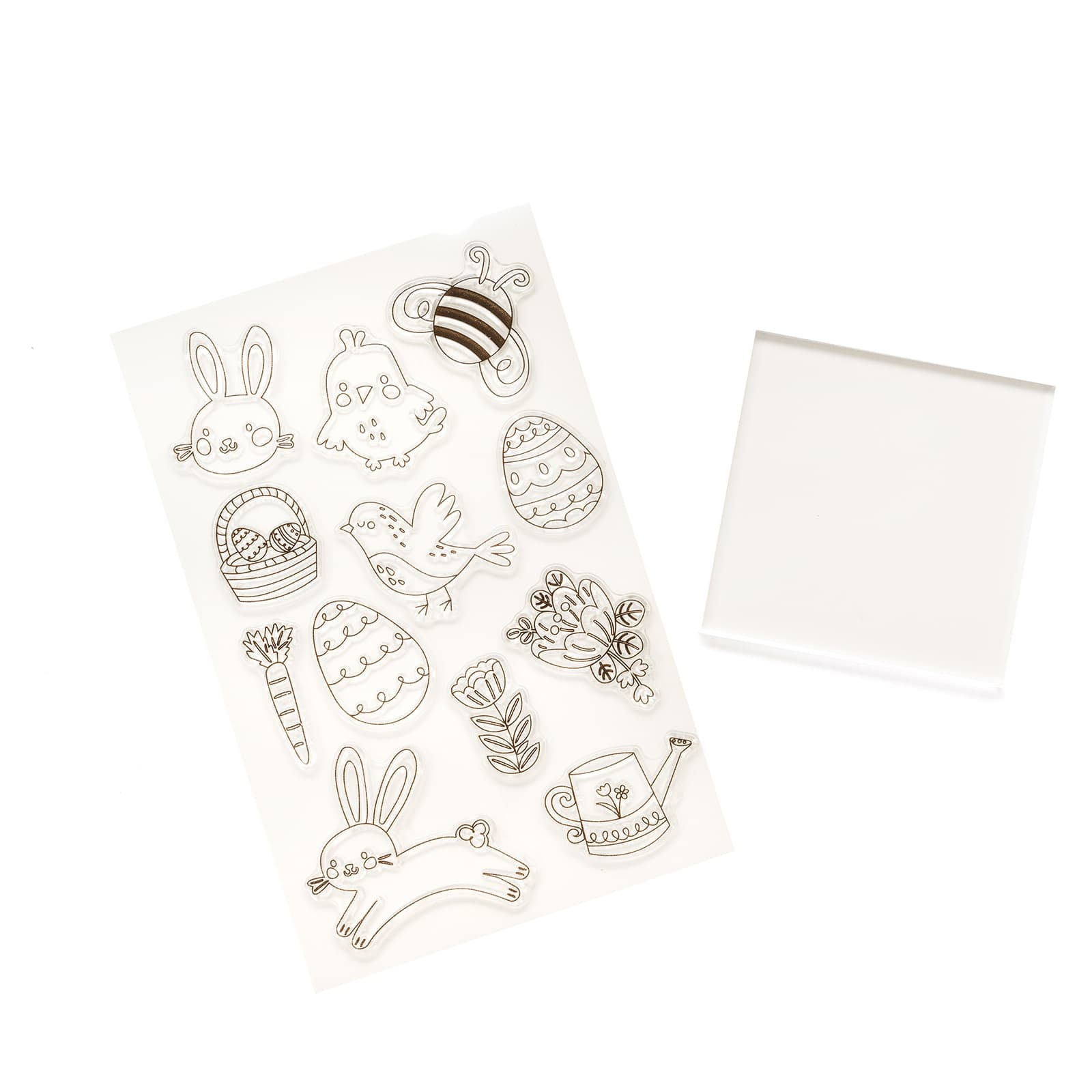 American Crafts™ Transparent AC Stamp Set