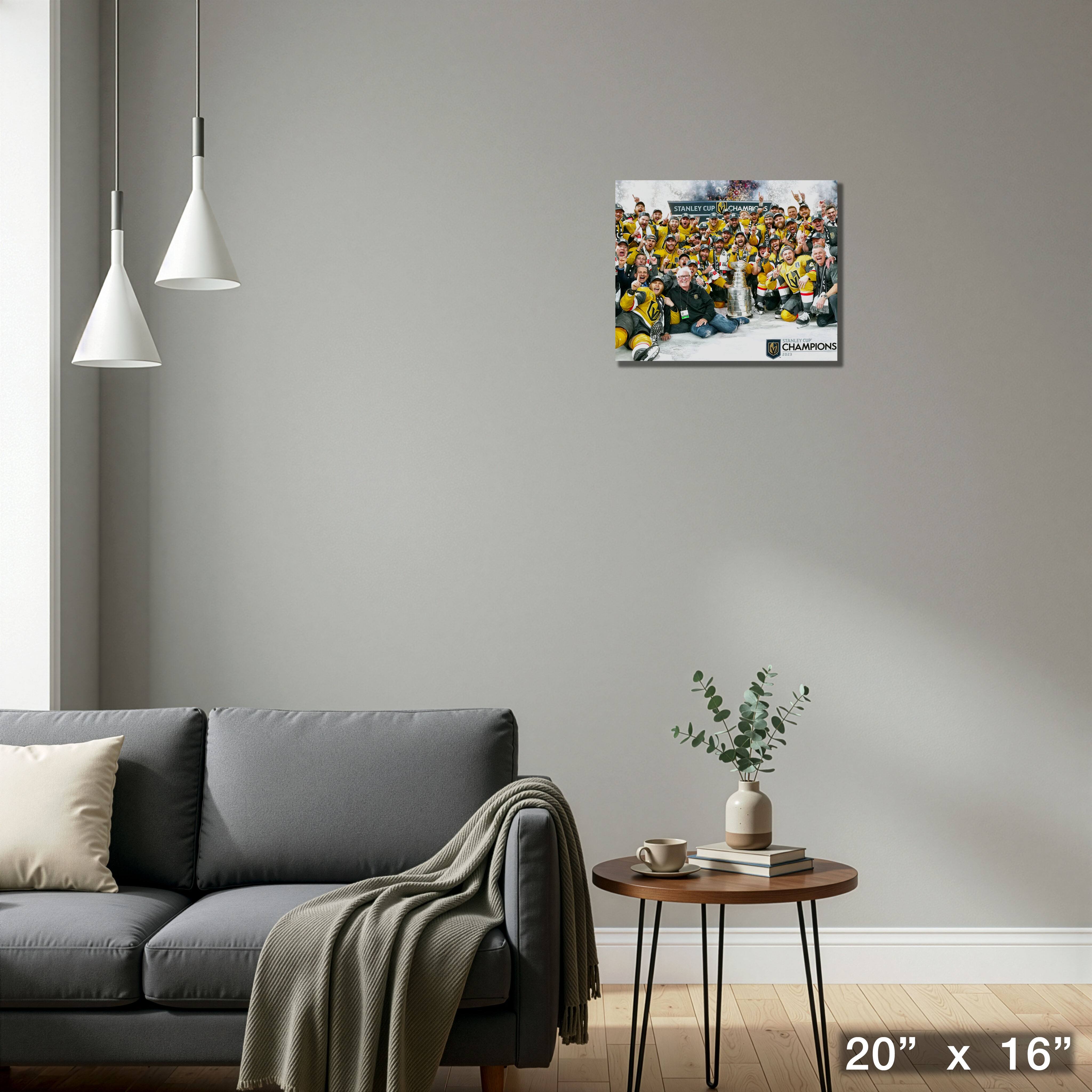 Vegas Golden Knights 16" x 20" Canvas 2023 Stanley Cup 20" x 16"