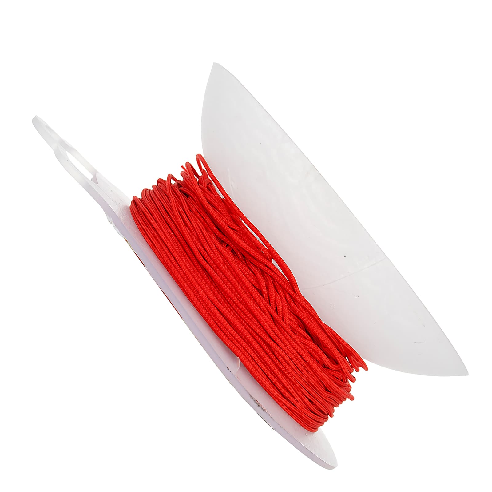 John Bead Lovely Knots 1mm Asian Knotting Cord with Bobbin, 50yd.