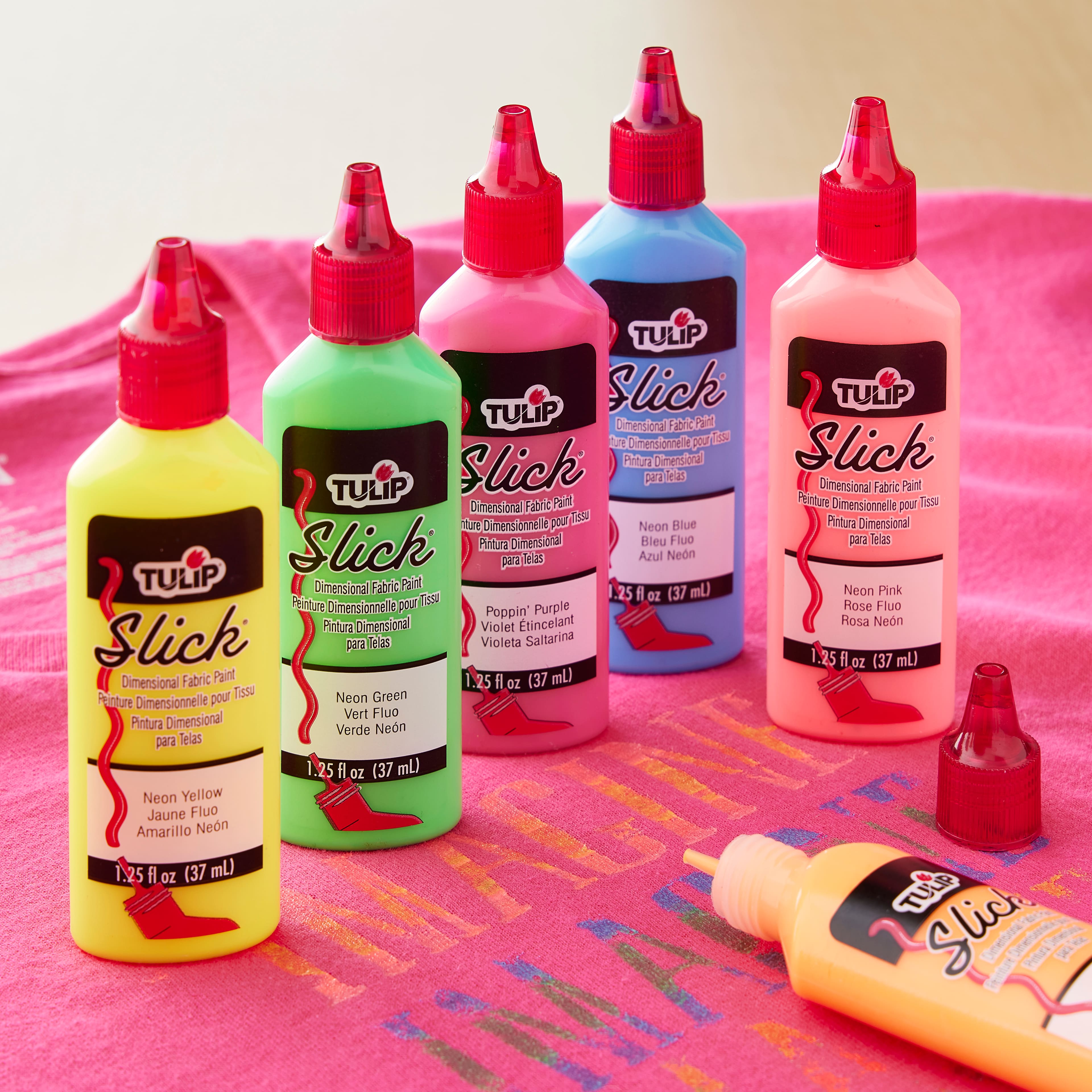 12 Packs: 6 ct. (72 total) Tulip® Dimensional Fabric Paint