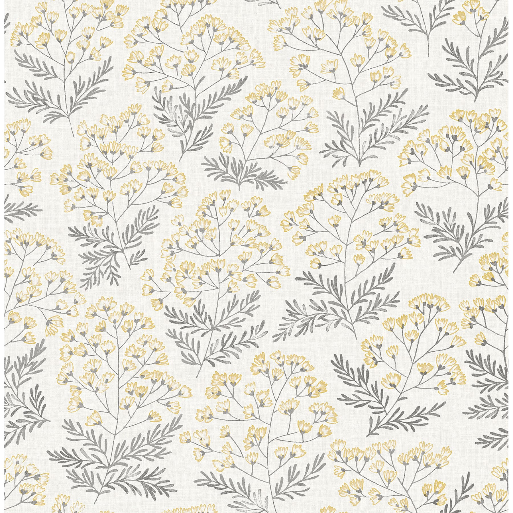 NuWallpaper Yellow Wethersfield Peel & Stick Wallpaper