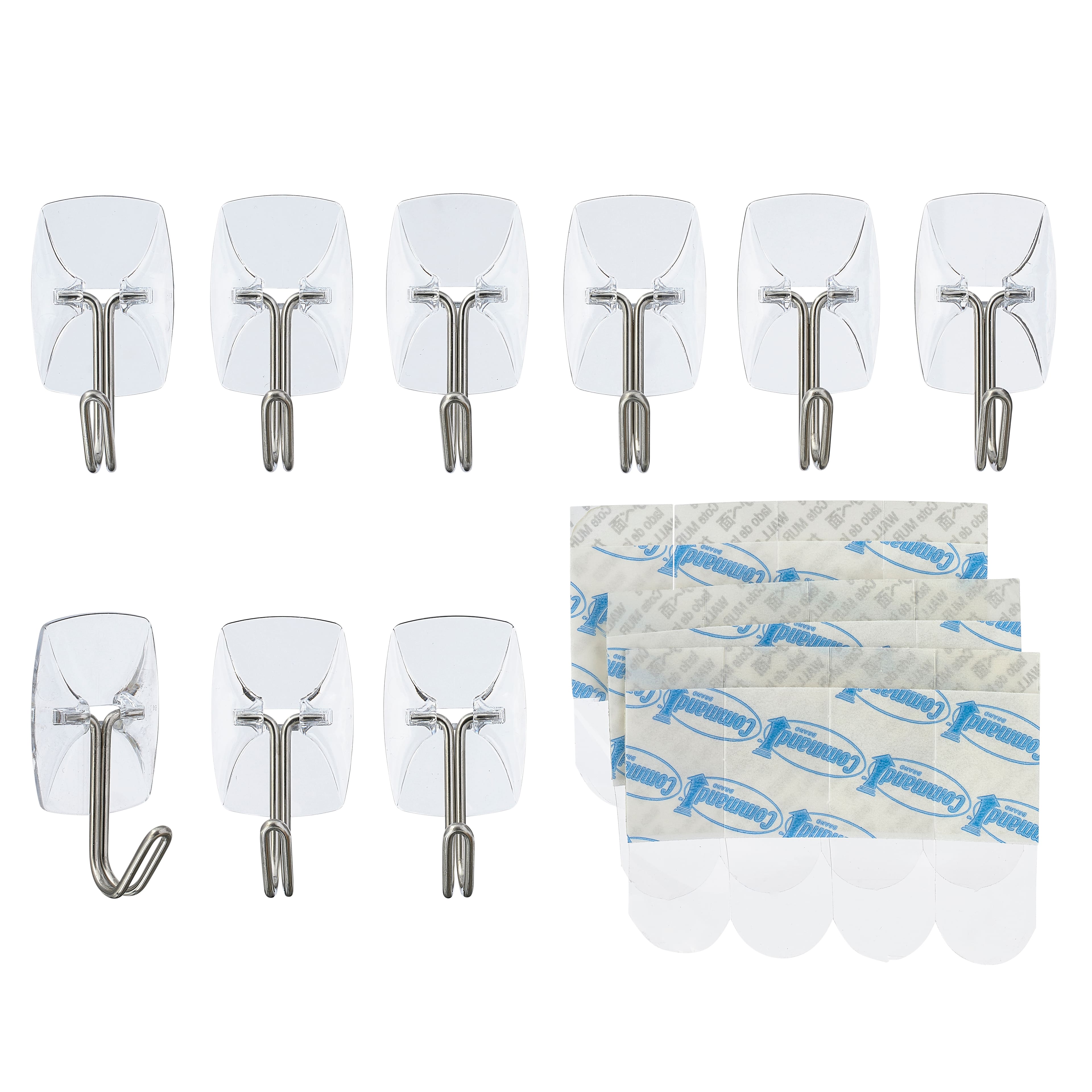 12 Packs: 9 ct. (108 total) Command® Small Clear Wire Hooks