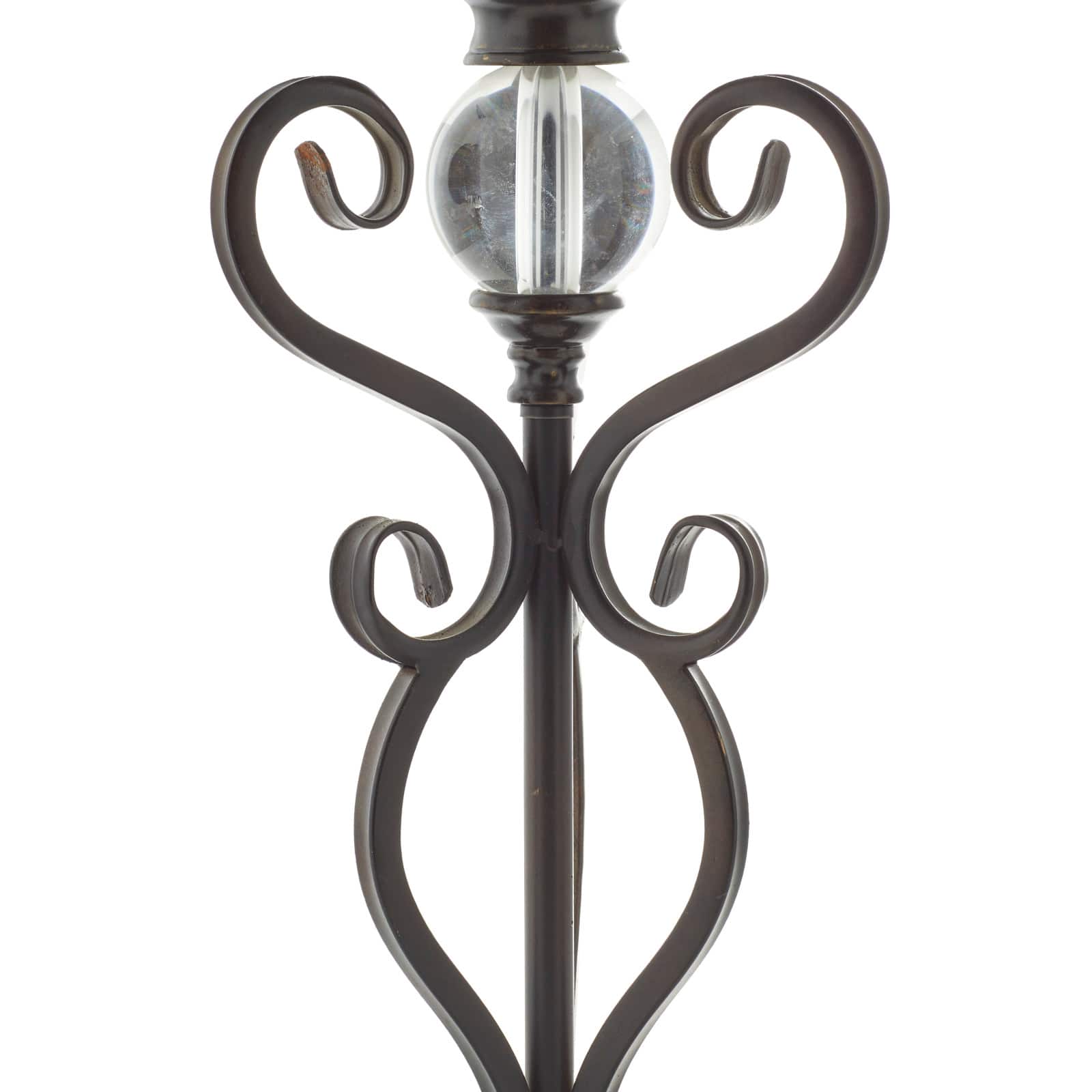 Set of 2" Brown Metal Mediterranean Uplight