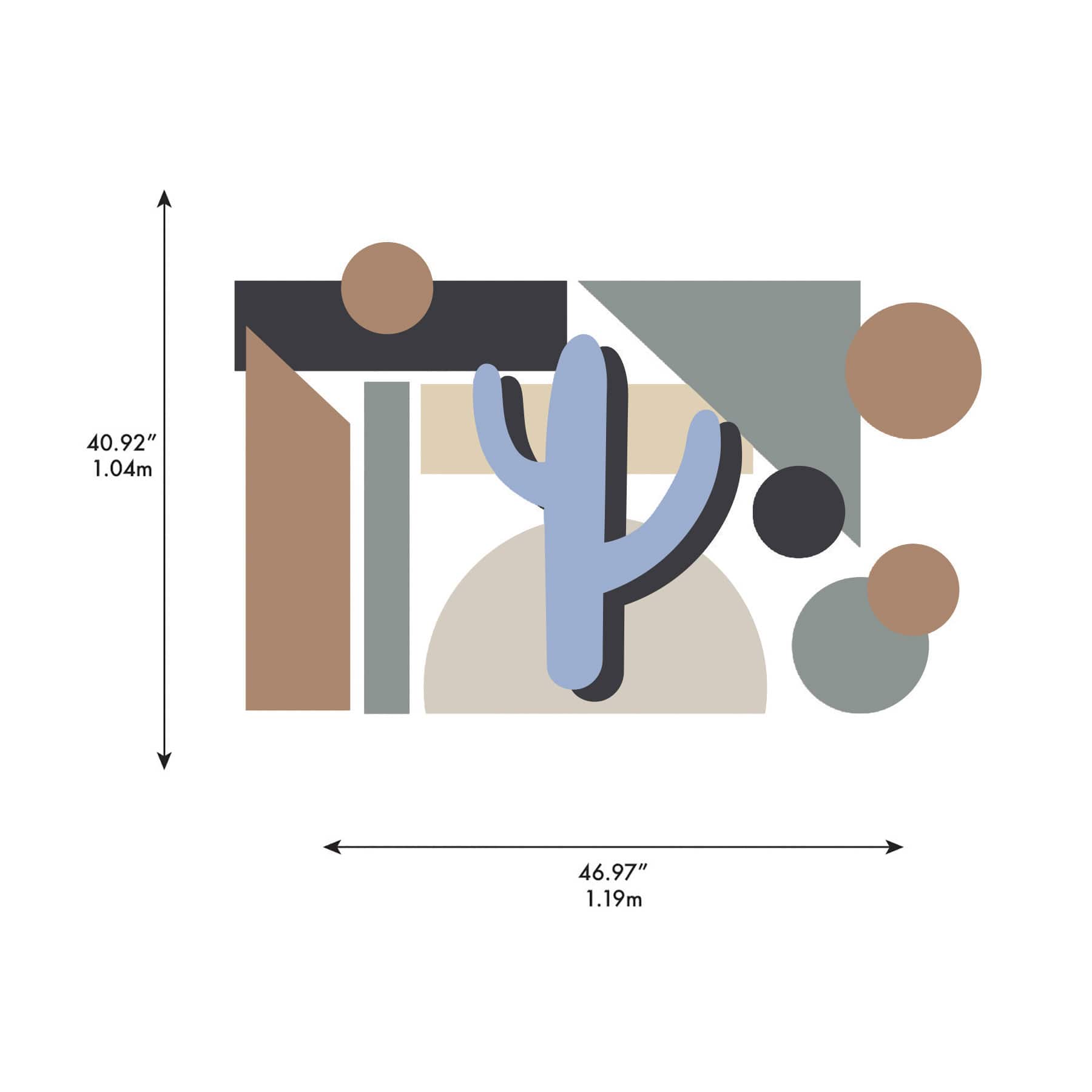 WallPops Very Gay Paint Rancher's Dressin' Modular Mural Peel & Stick Wall Decals