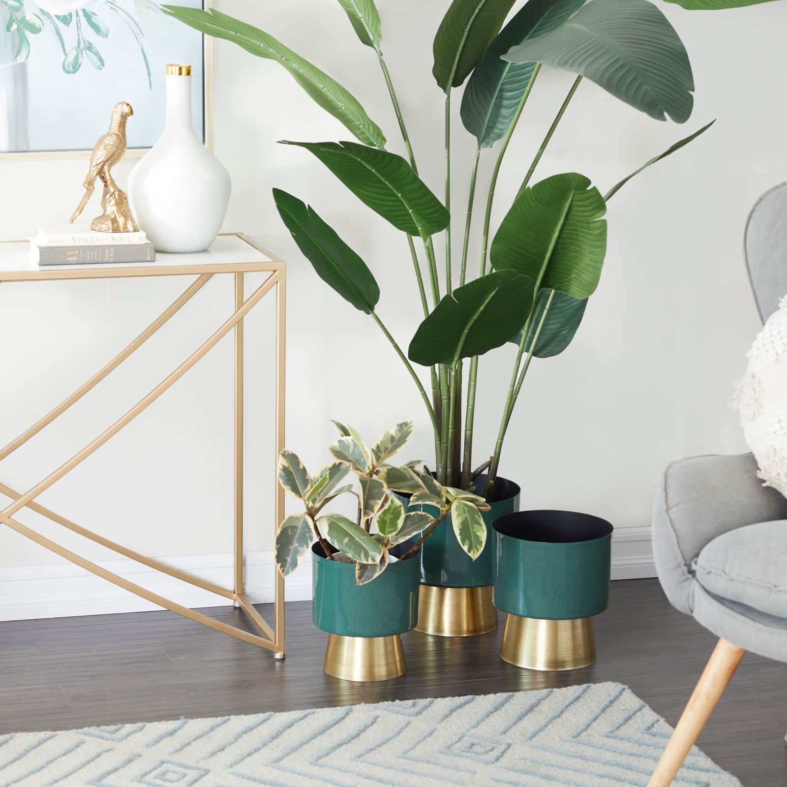 Modern Planter, Set of 3" 11", 10
