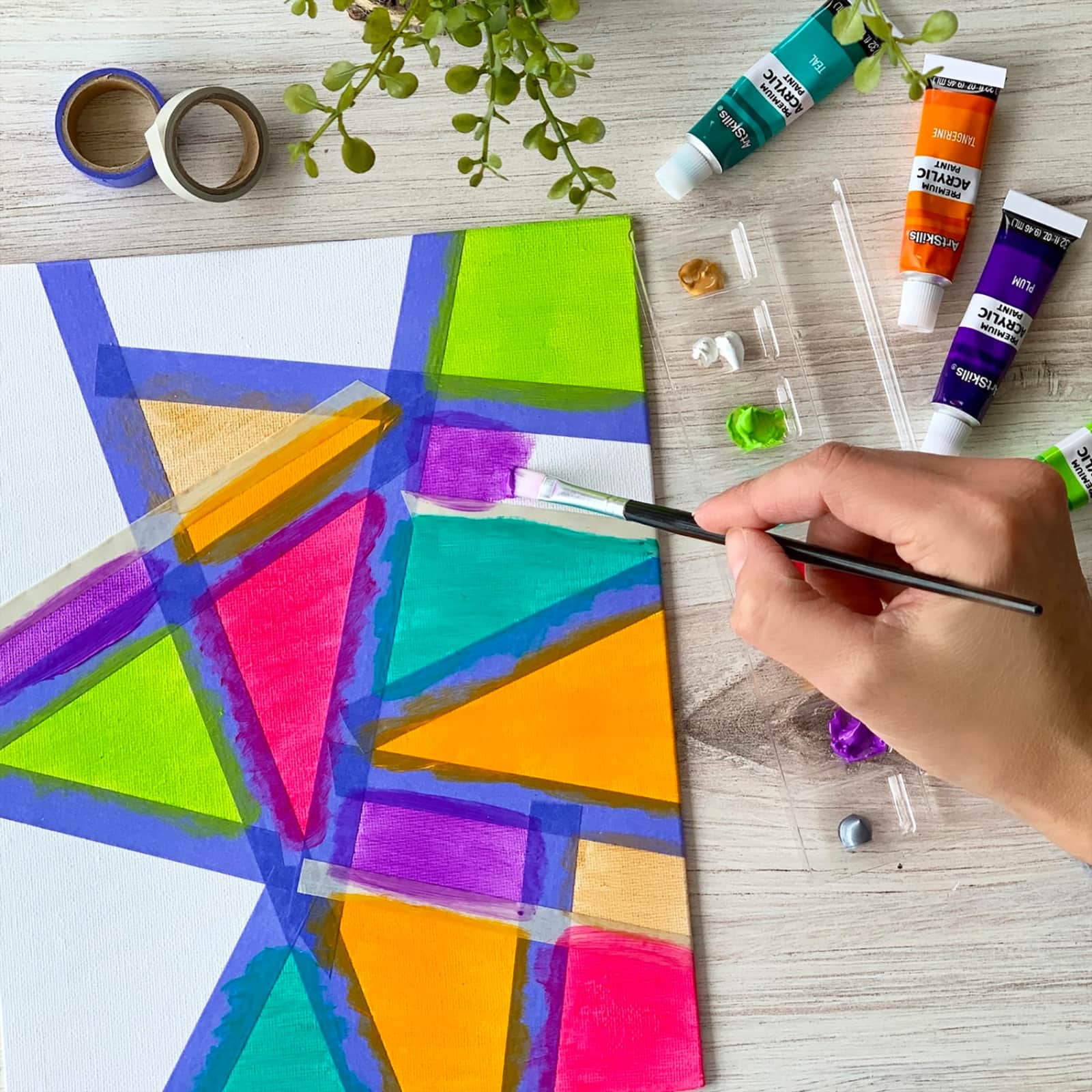 ArtSkills® 5-Minute Masterpieces Tape Art Paint and Reveal