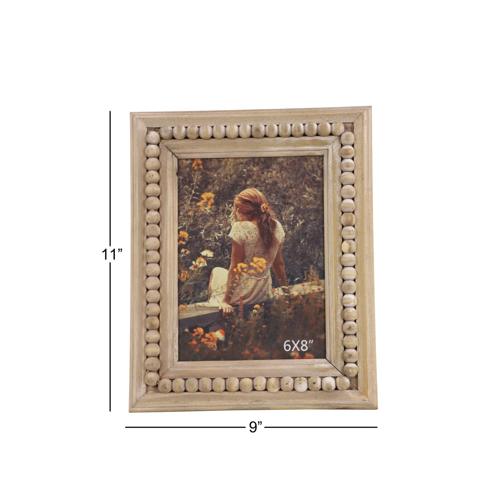 2 Pack Light Brown Wood Bohemian 9" x 11" Frame