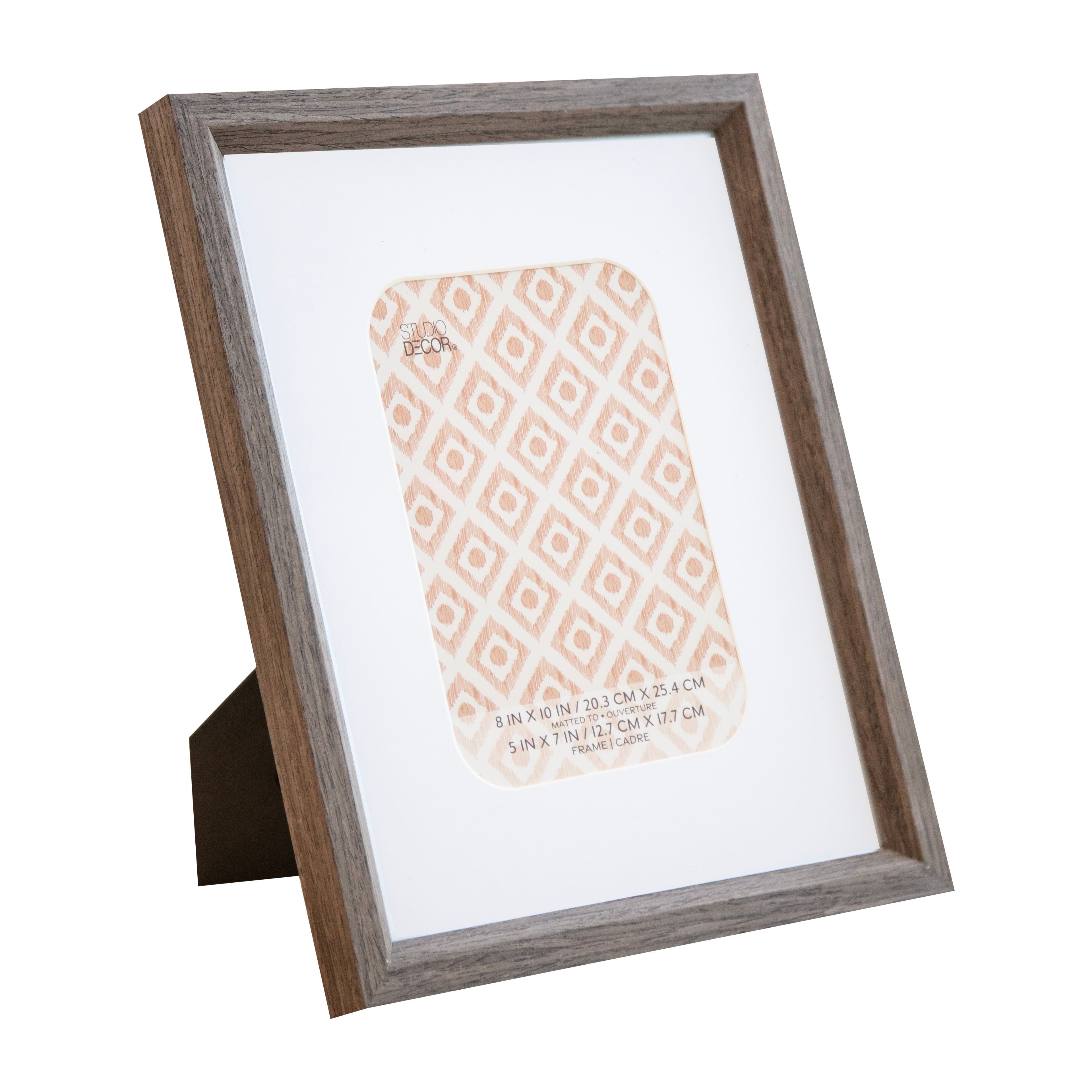 Neutral Basic Dark Brown Frame with Mat by Studio Décor®