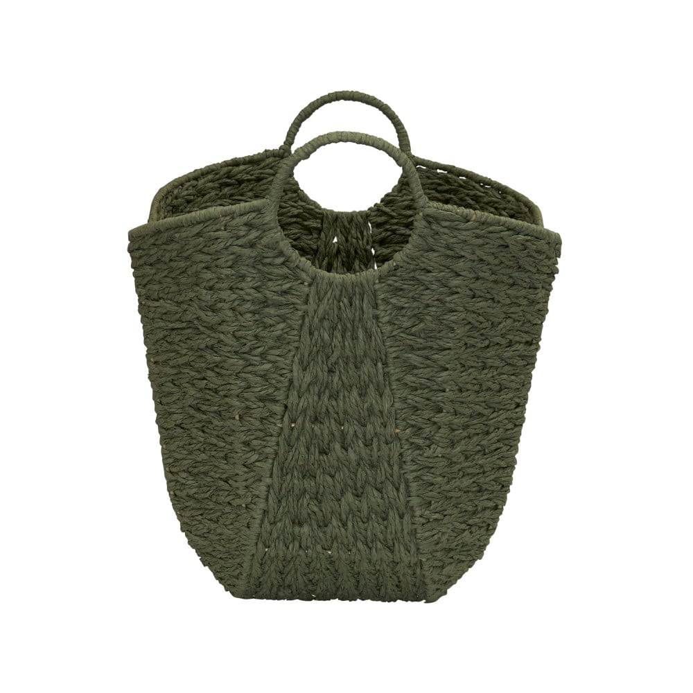 Household Essentials 17.5" Woven Paper Rope Basket with Handles