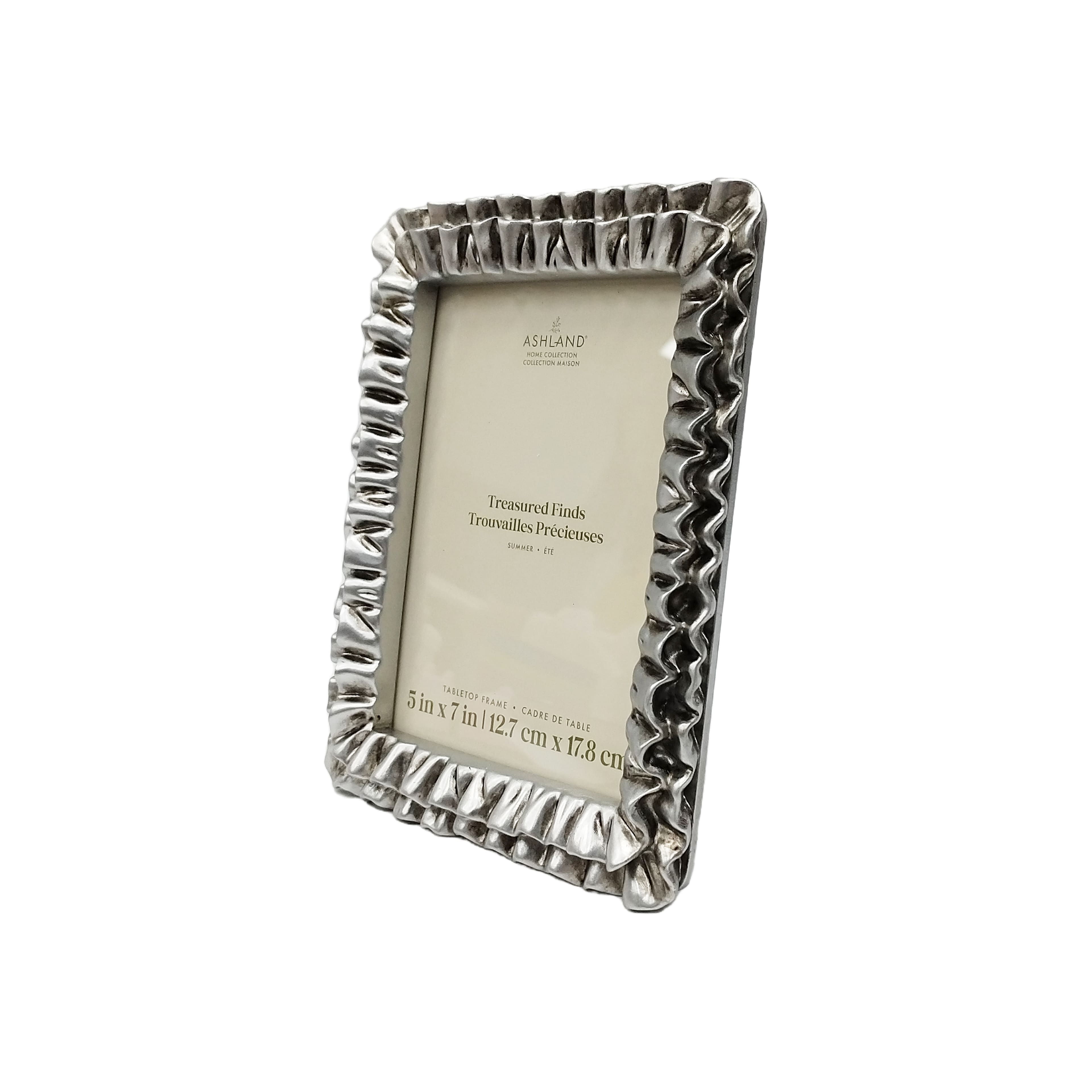 5" x 7" Silver Ruffle Tabletop Frame, Treasured Finds by Ashland®