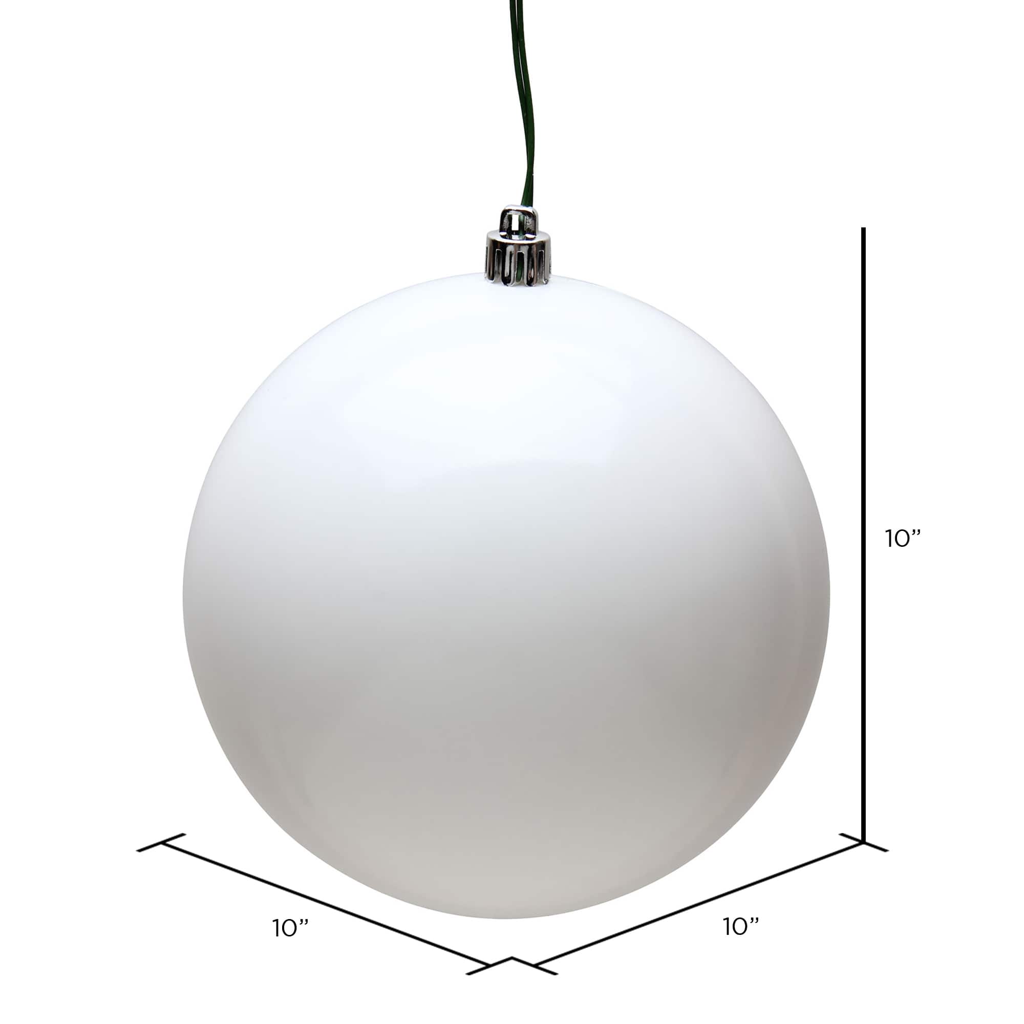 Vickerman 10" Candy Ball Ornament