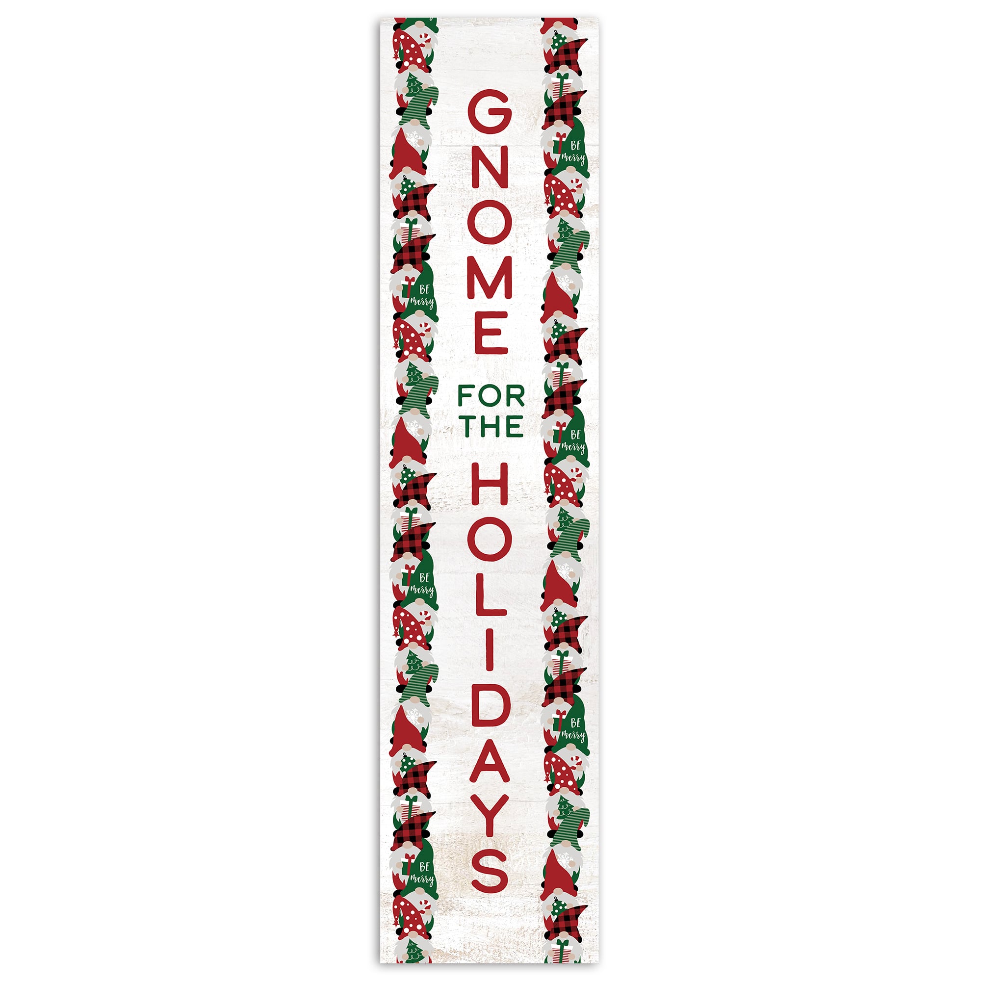 Gnome for the Holidays 10.5" x 47" Porch Leaner