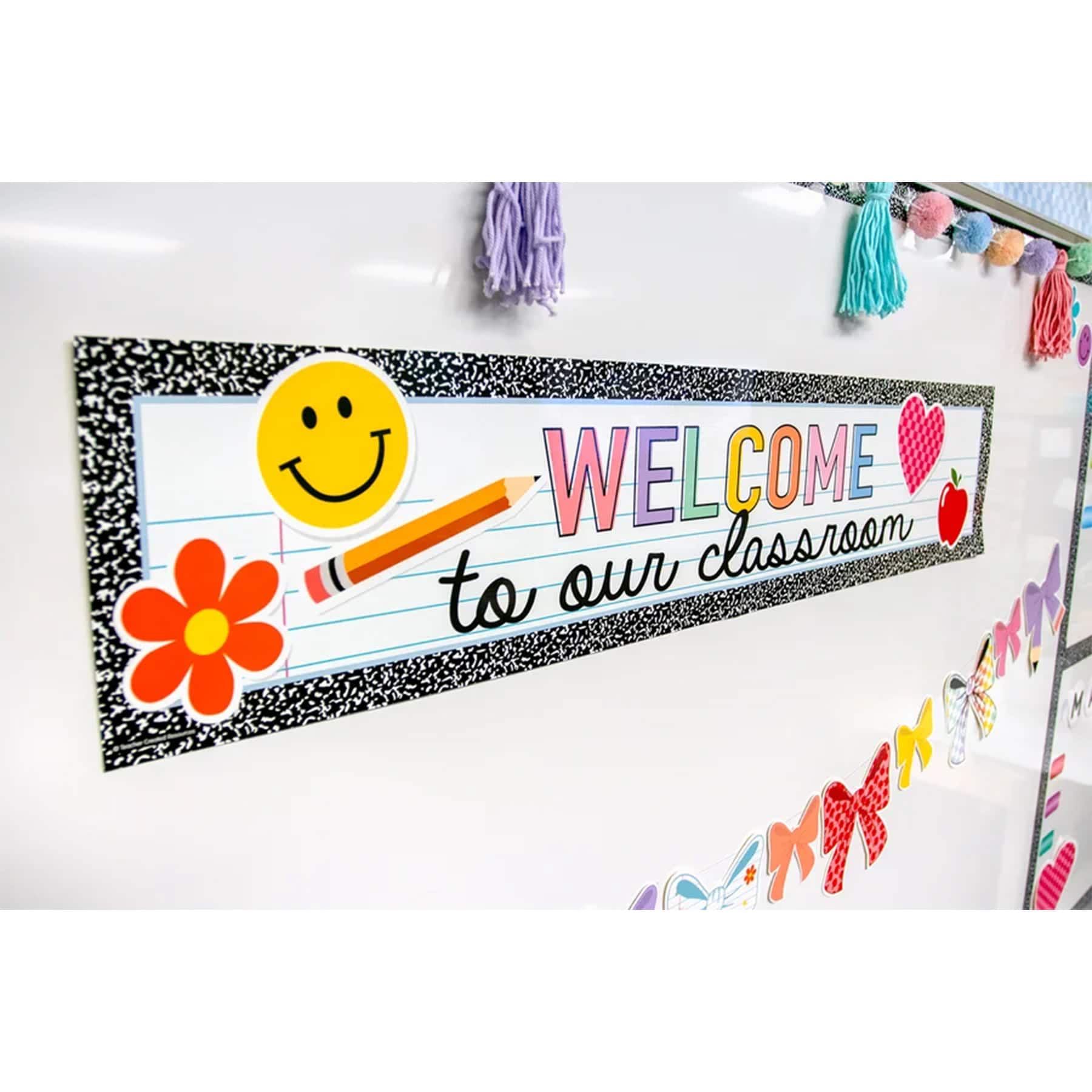 Teacher Created Resources® 8" x 39" Cool for School Welcome to Our Classroom Banner, 6ct.