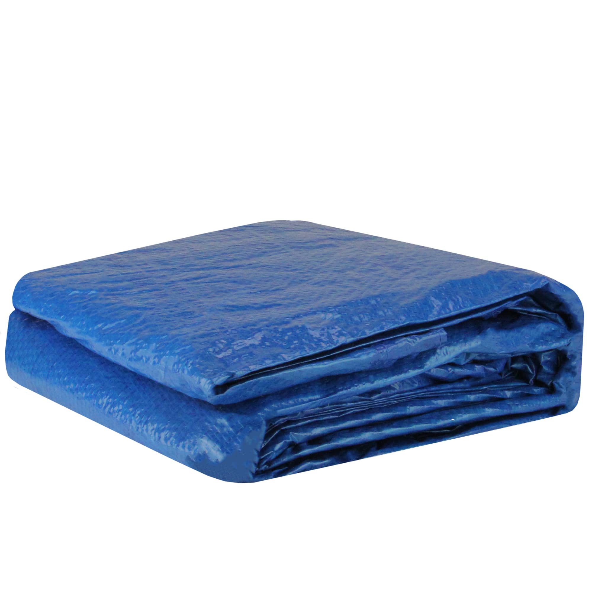 18ft. Apertured Round Swimming Pool Cover with Rope Ties