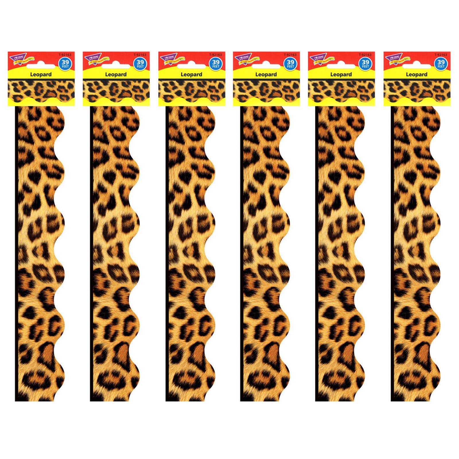 Trend Enterprises® Terrific Trimmers® Leopard Borders, 234ft.
