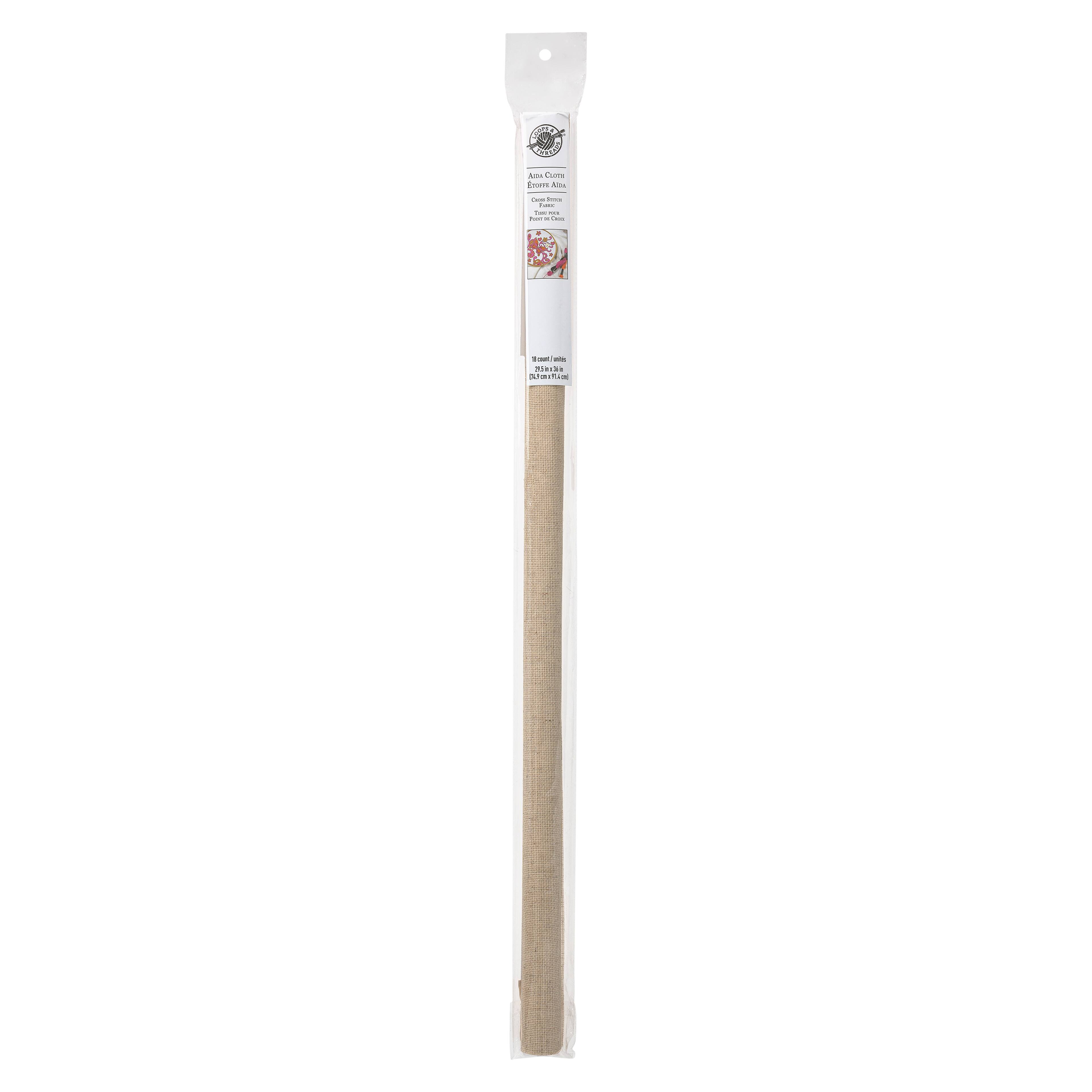 Loops & Threads™ Aida Cloth Cross Stitch Fabric, Oatmeal