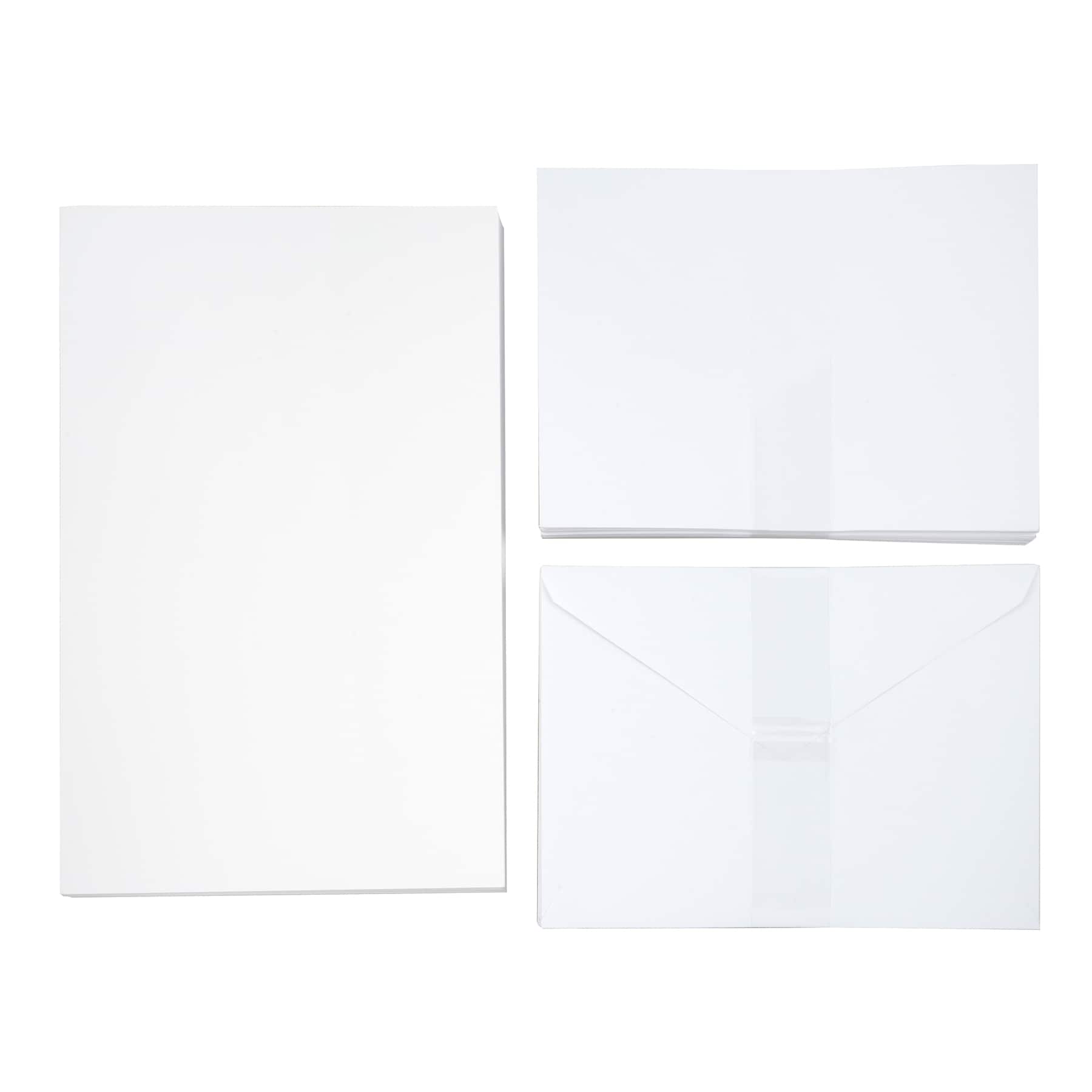 12 Packs: 50 ct. (600 total) 5" x 6.5" Cards & Envelopes by Recollections™