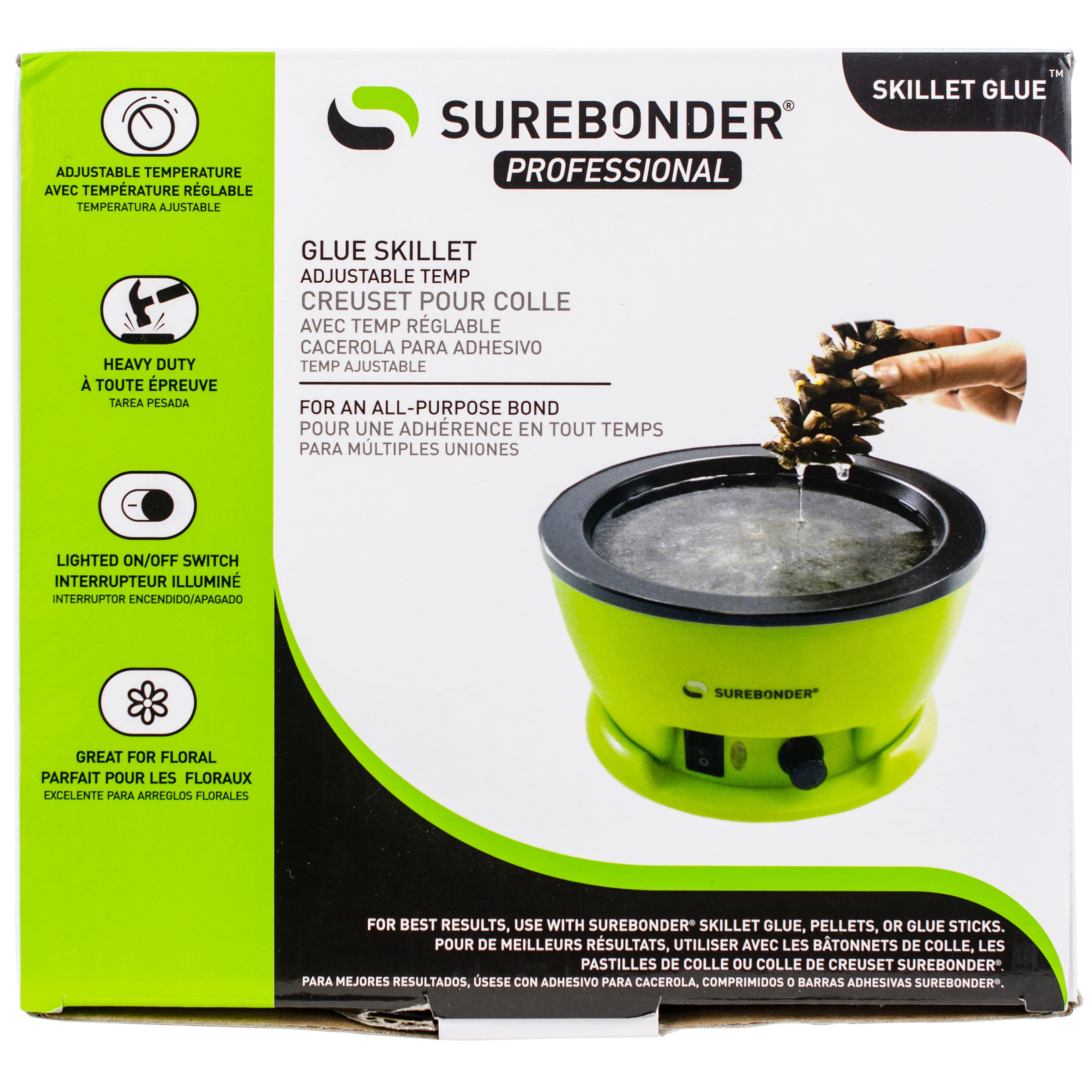 Surebonder® 5.25" Variable Temperature Glue Skillet