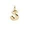14K Gold Plated Metal Bubble Letter Charm by Bead Landing™