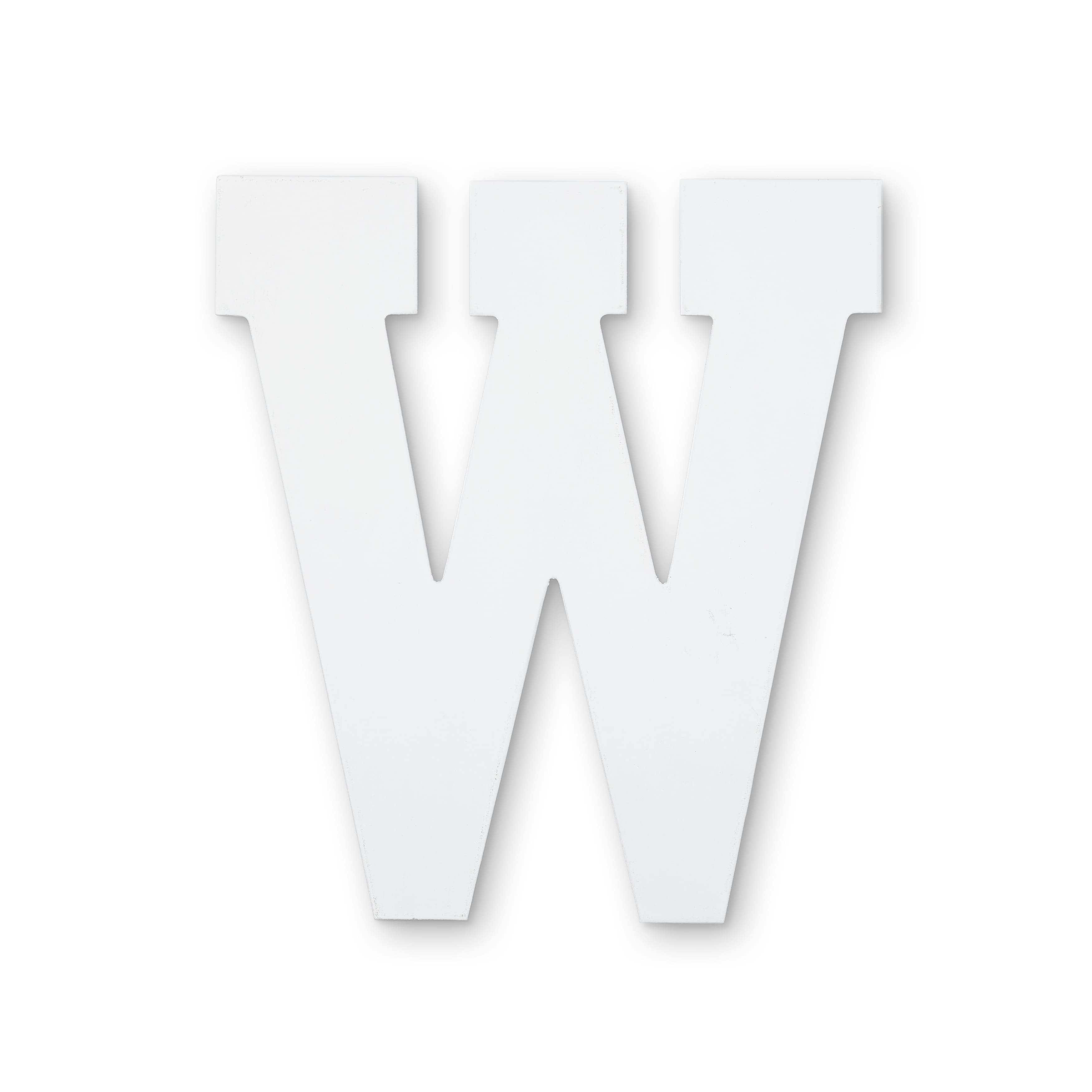 6 Pack: 13" White MDF Uppercase Letter by Make Market®