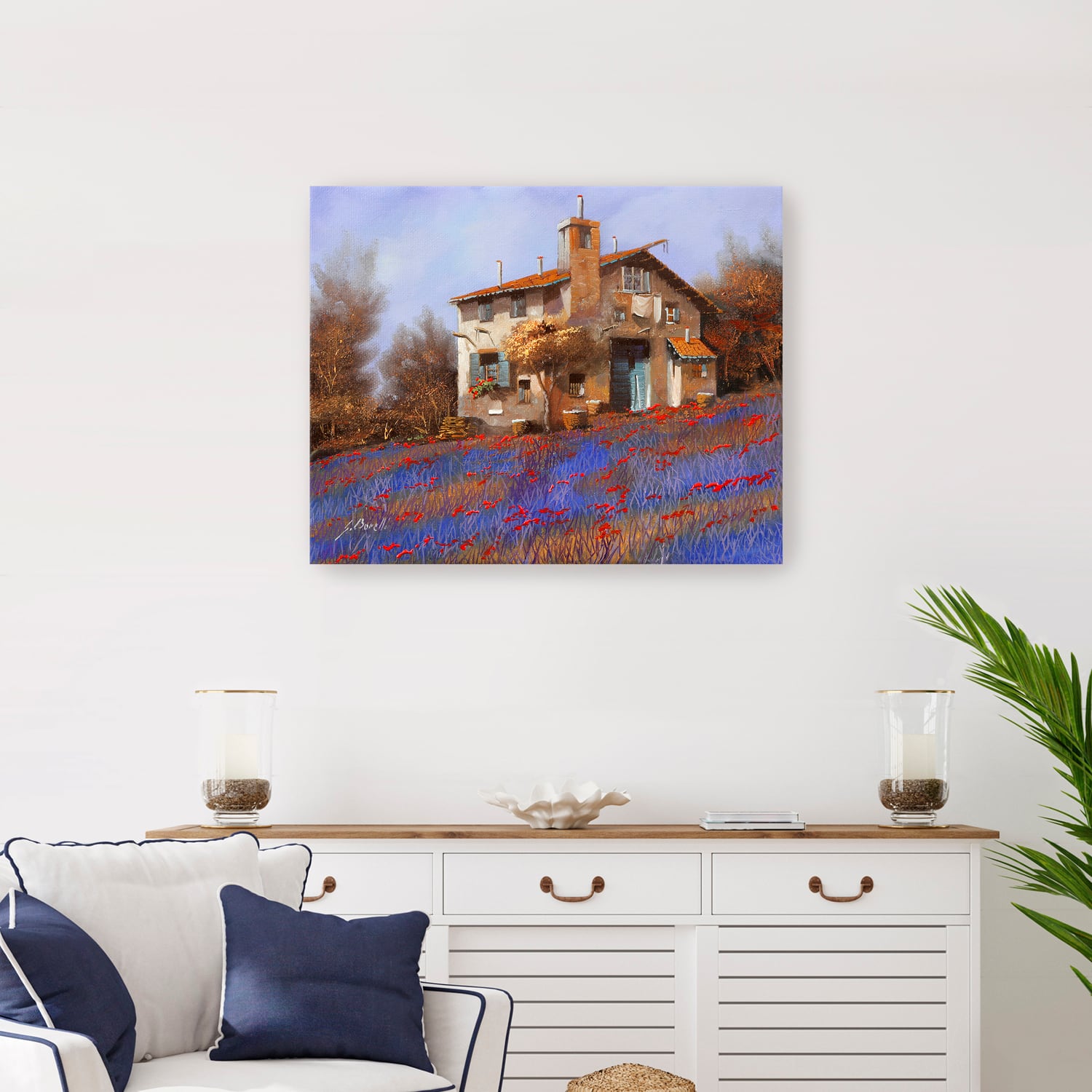Lumaprints Egypt Blue Canvas Giclée Art