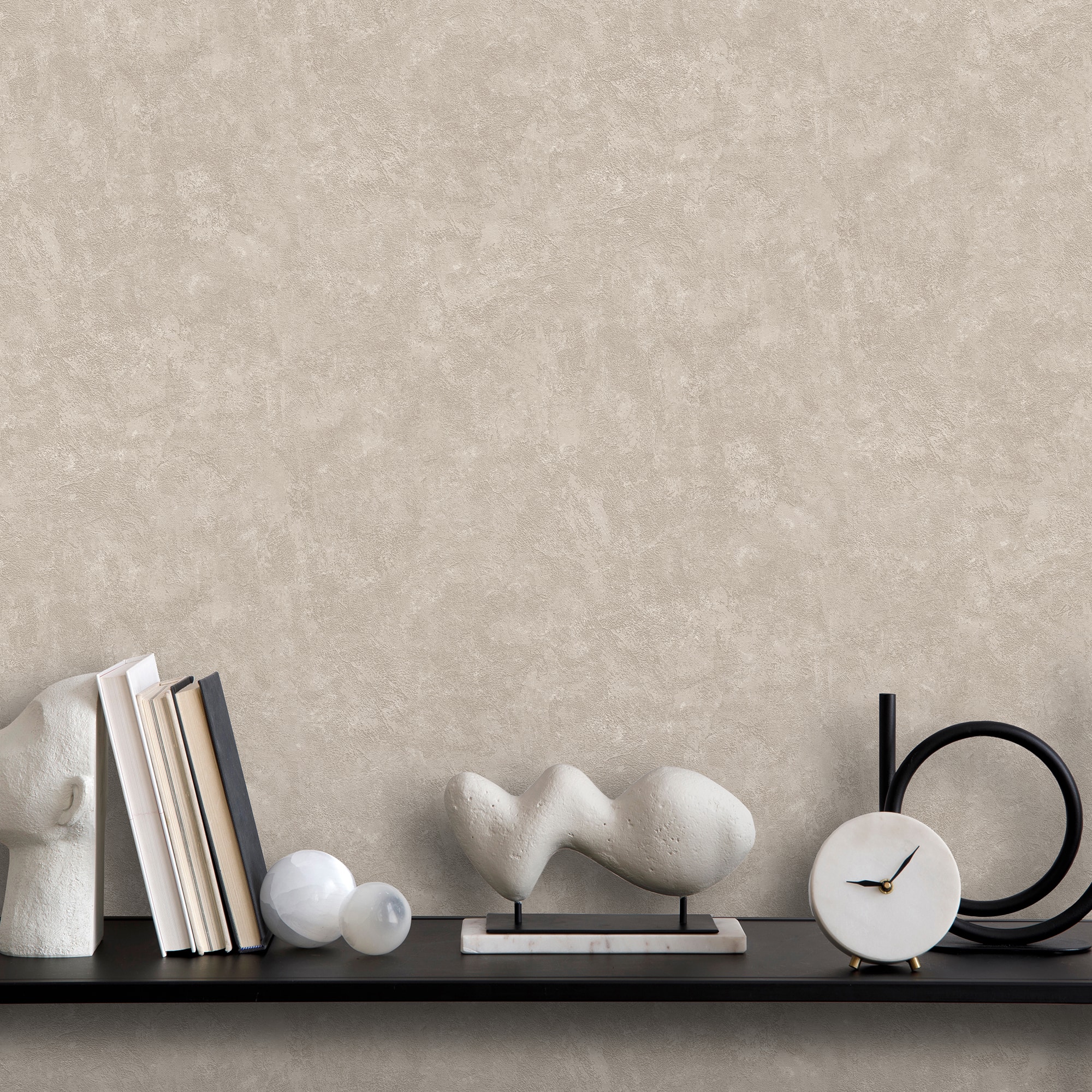 Designs Direct Faux Waxed Texture Terracotta Wallpaper