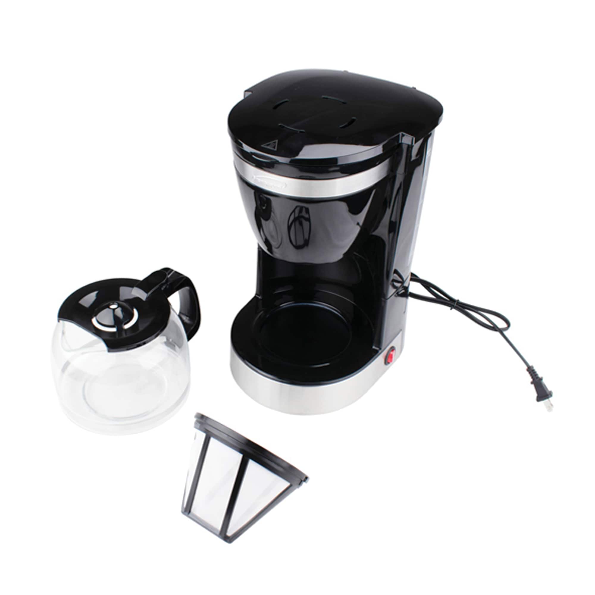 Brentwood 12-Cup Black Coffee Maker